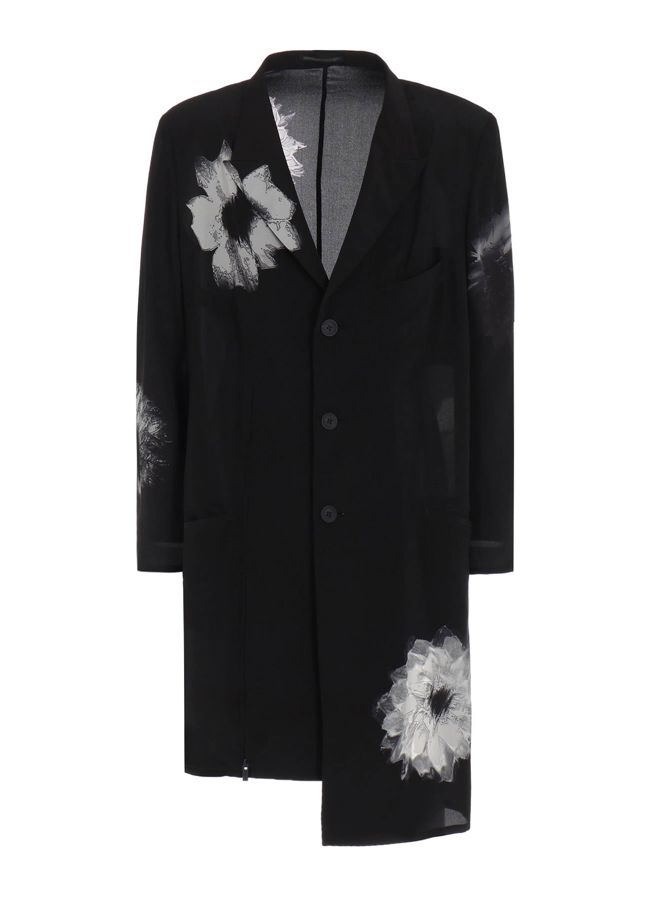 【1/11 10:00 Release】WHITE FLOWER PRINT SLIT JACKET