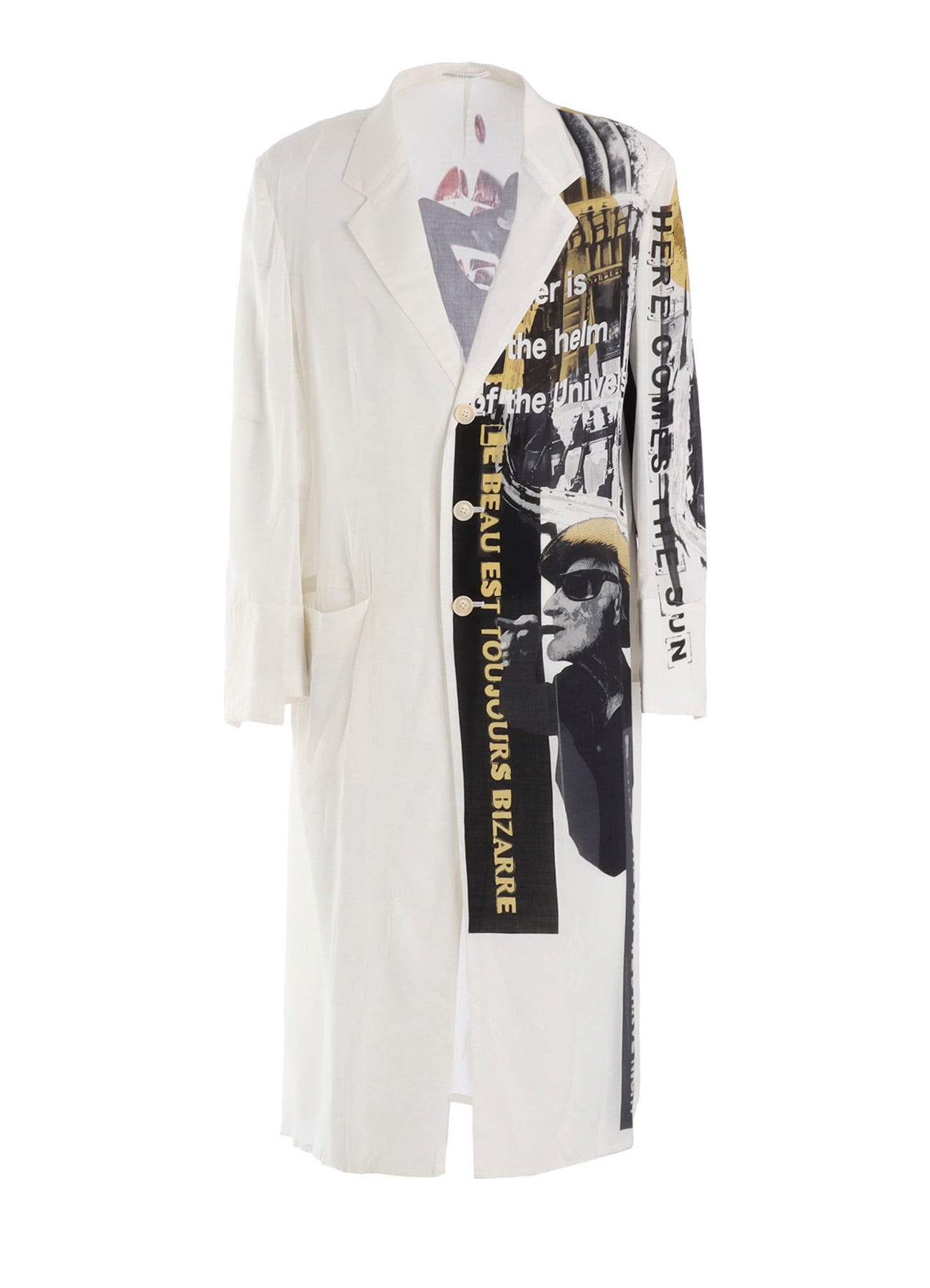 BACK OPENING PRINT JACKET