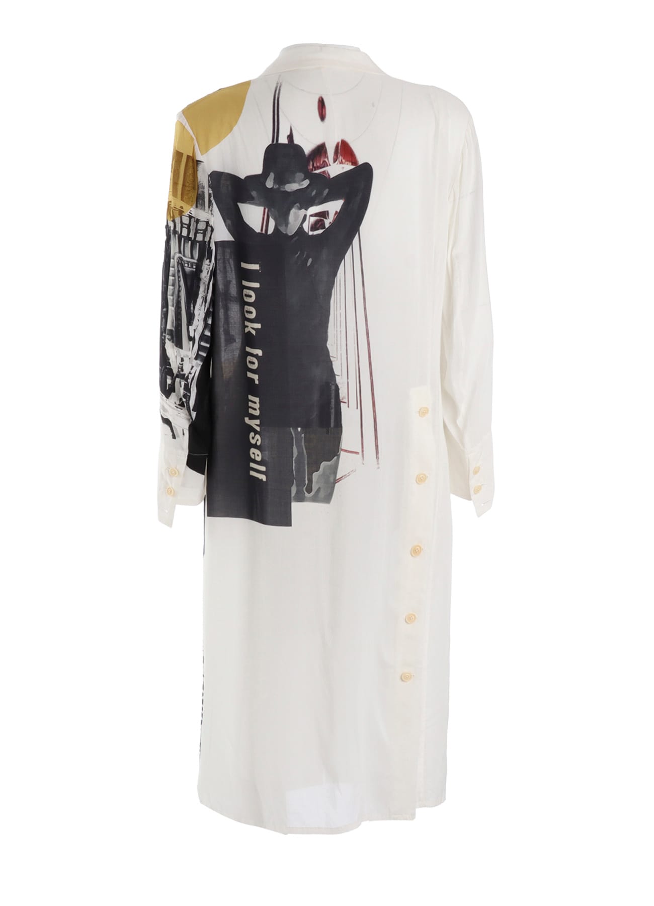 BACK OPENING PRINT JACKET