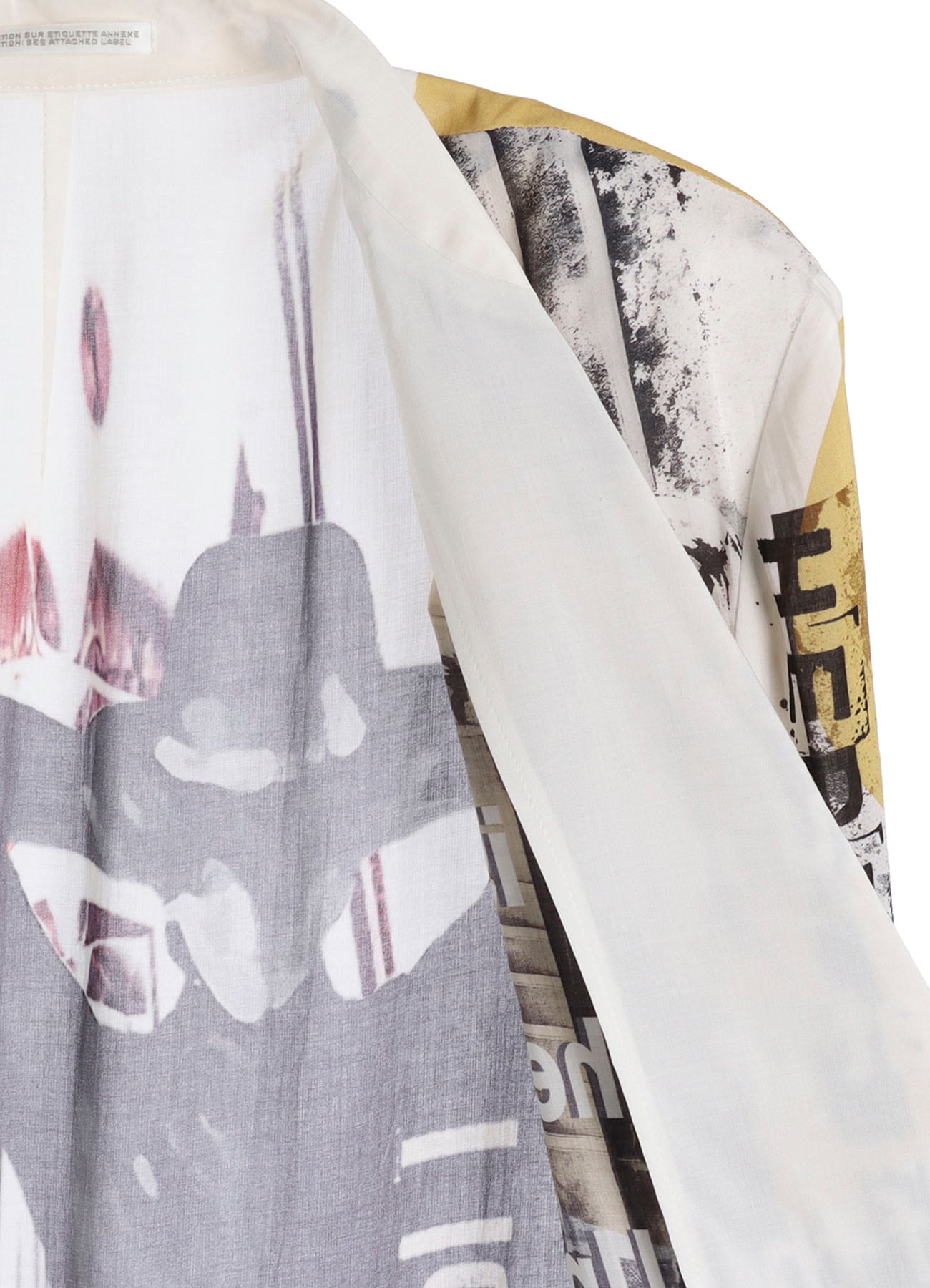 BACK OPENING PRINT JACKET