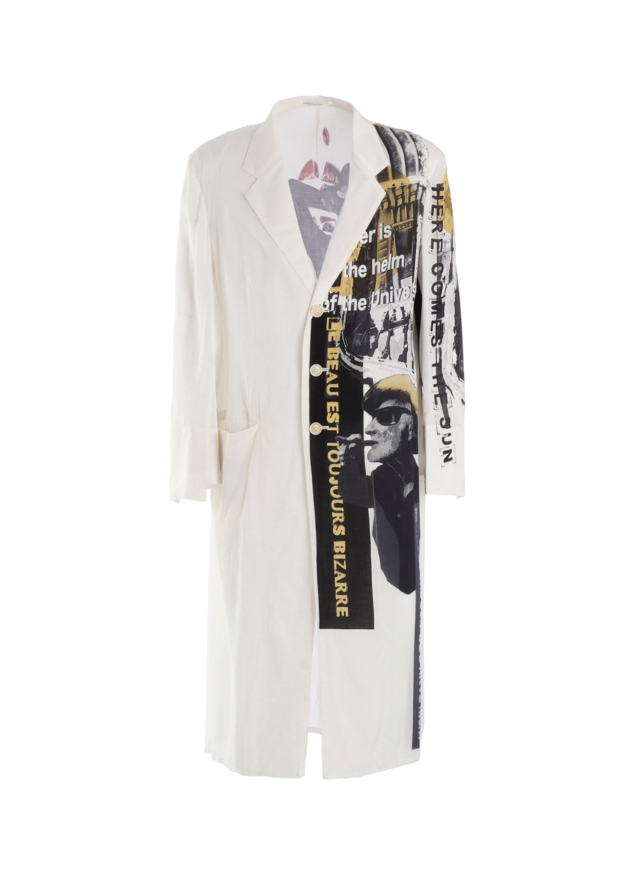 BACK OPENING PRINT JACKET