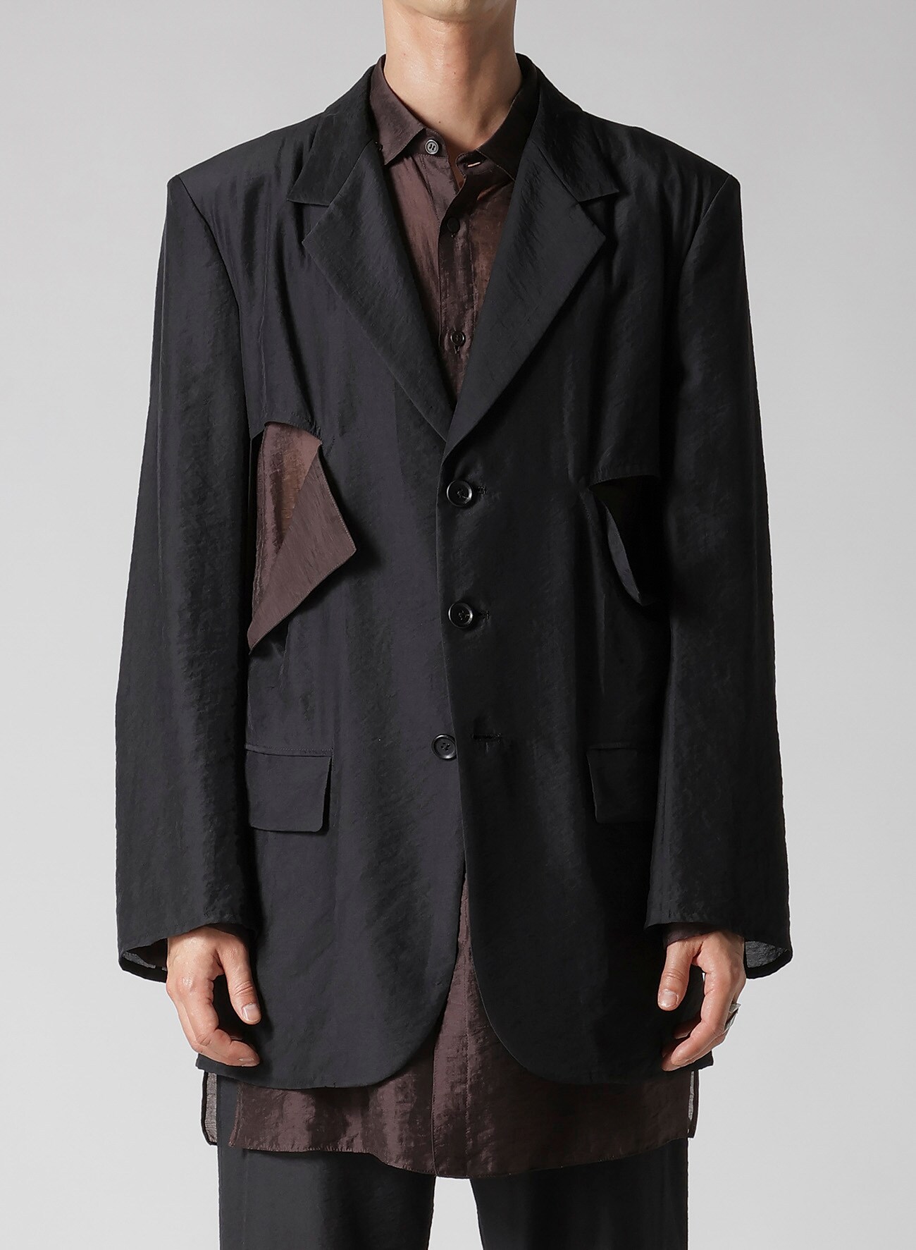 Ry/Ny/Cu LAWN CUT-OFF DETAIL JACKET