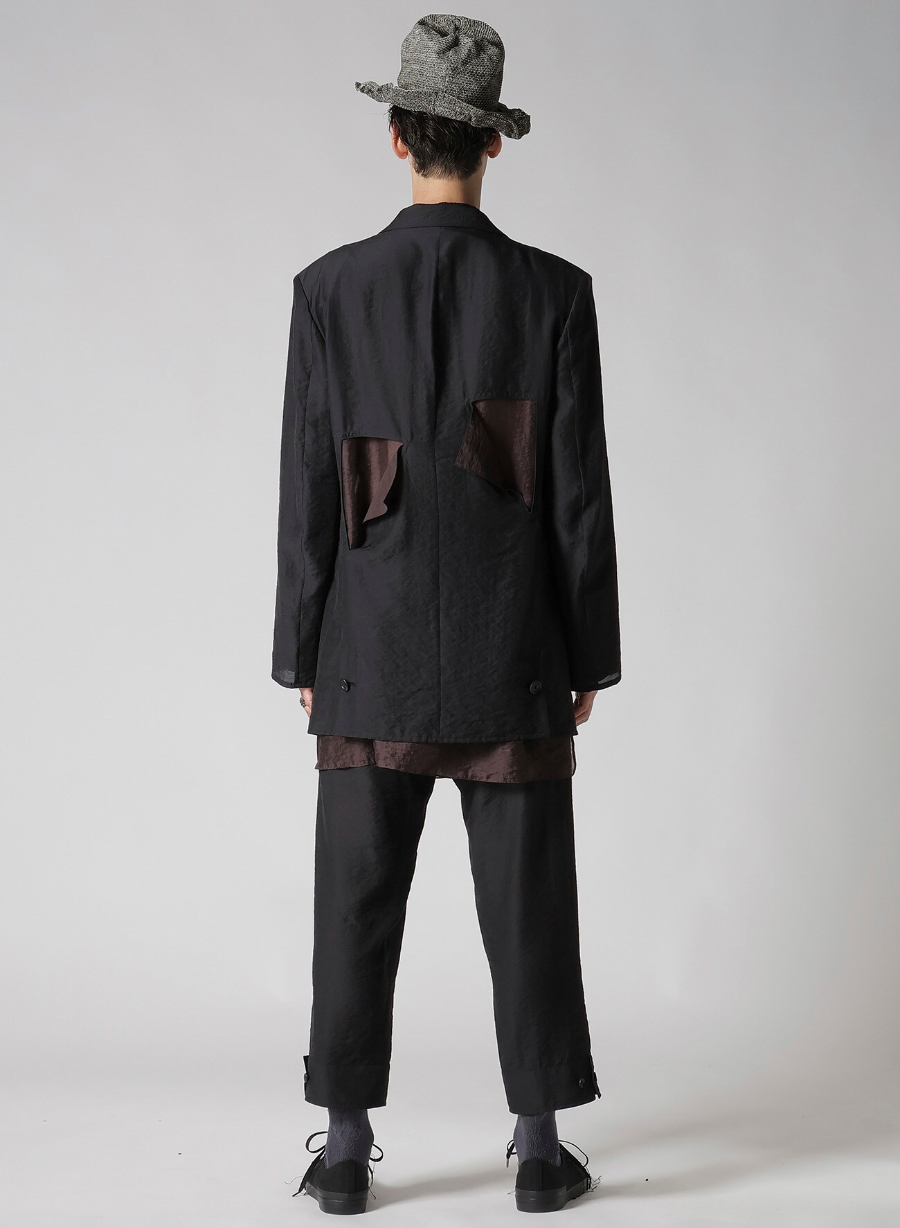 Ry/Ny/Cu LAWN CUT-OFF DETAIL JACKET