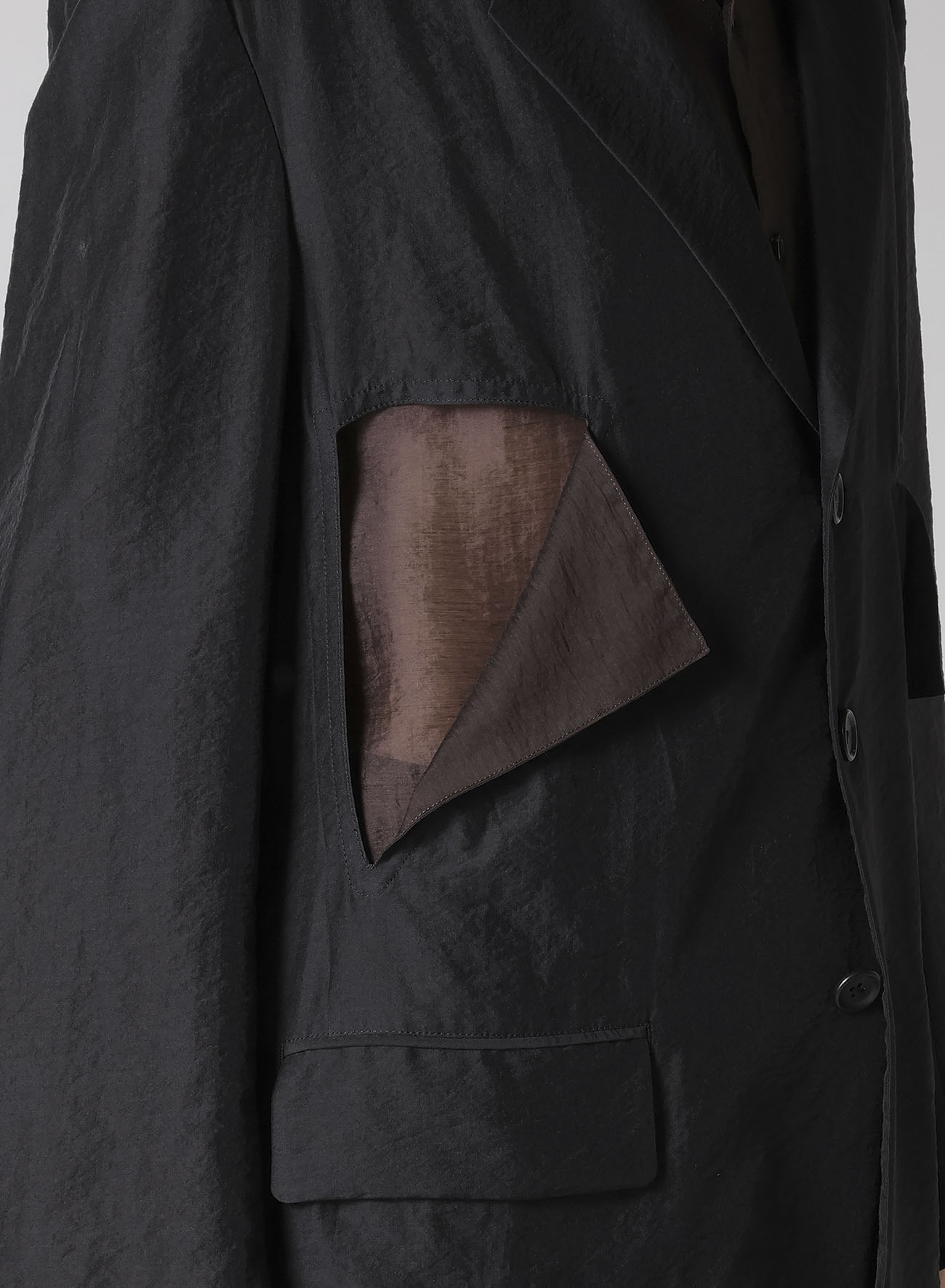 Ry/Ny/Cu LAWN CUT-OFF DETAIL JACKET