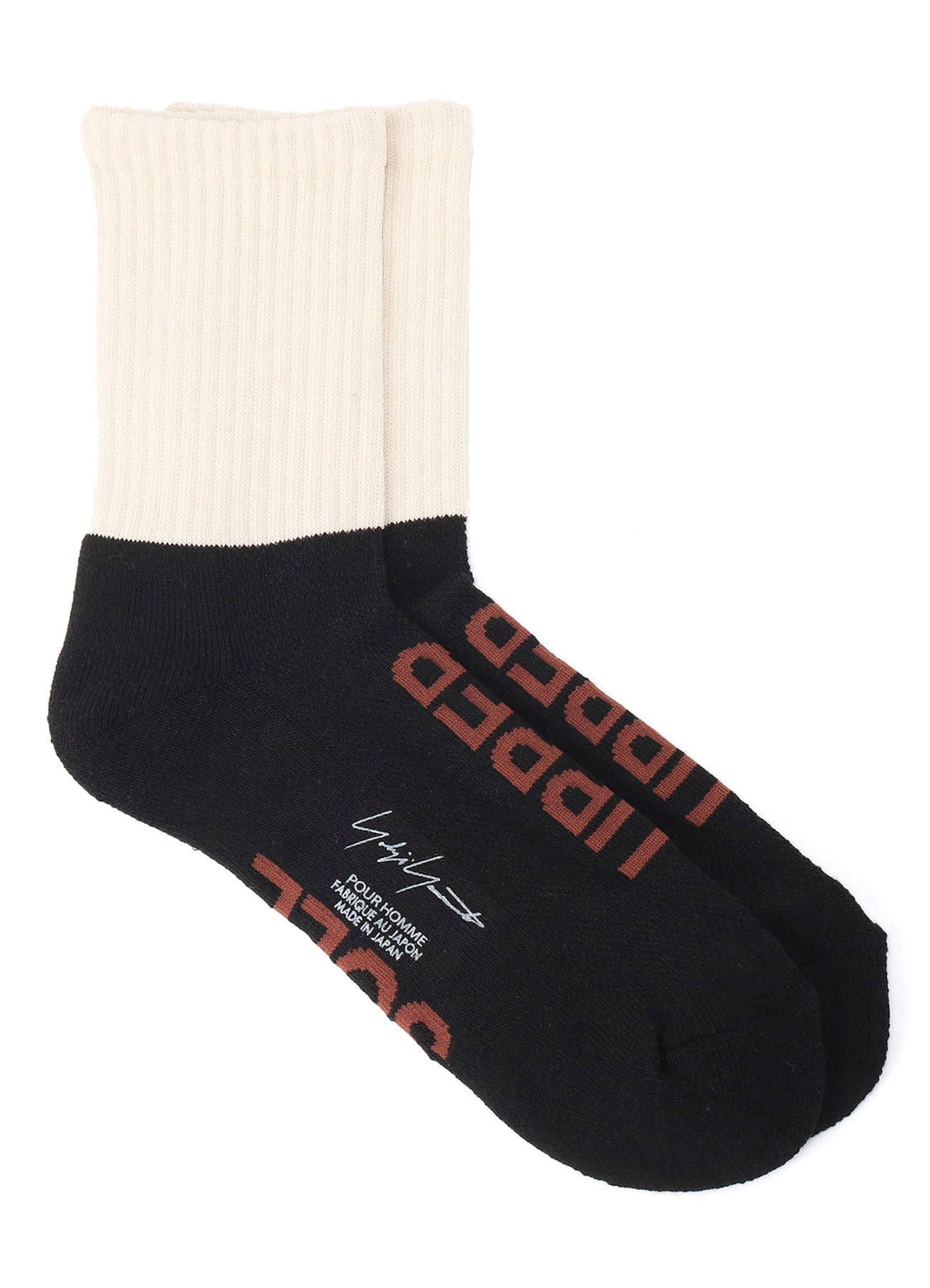 【1/11 10:00 Release】C/AC PILE RIB BICOLOR SOCKS