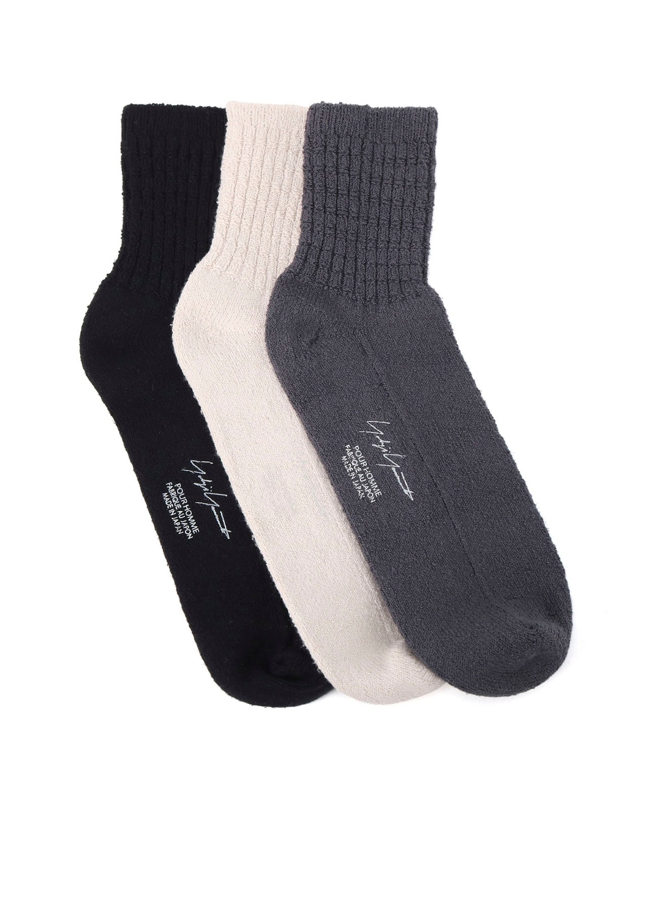 【1/11 10:00 Release】1/28 RAW SILK ANKLE RIB SOCKS