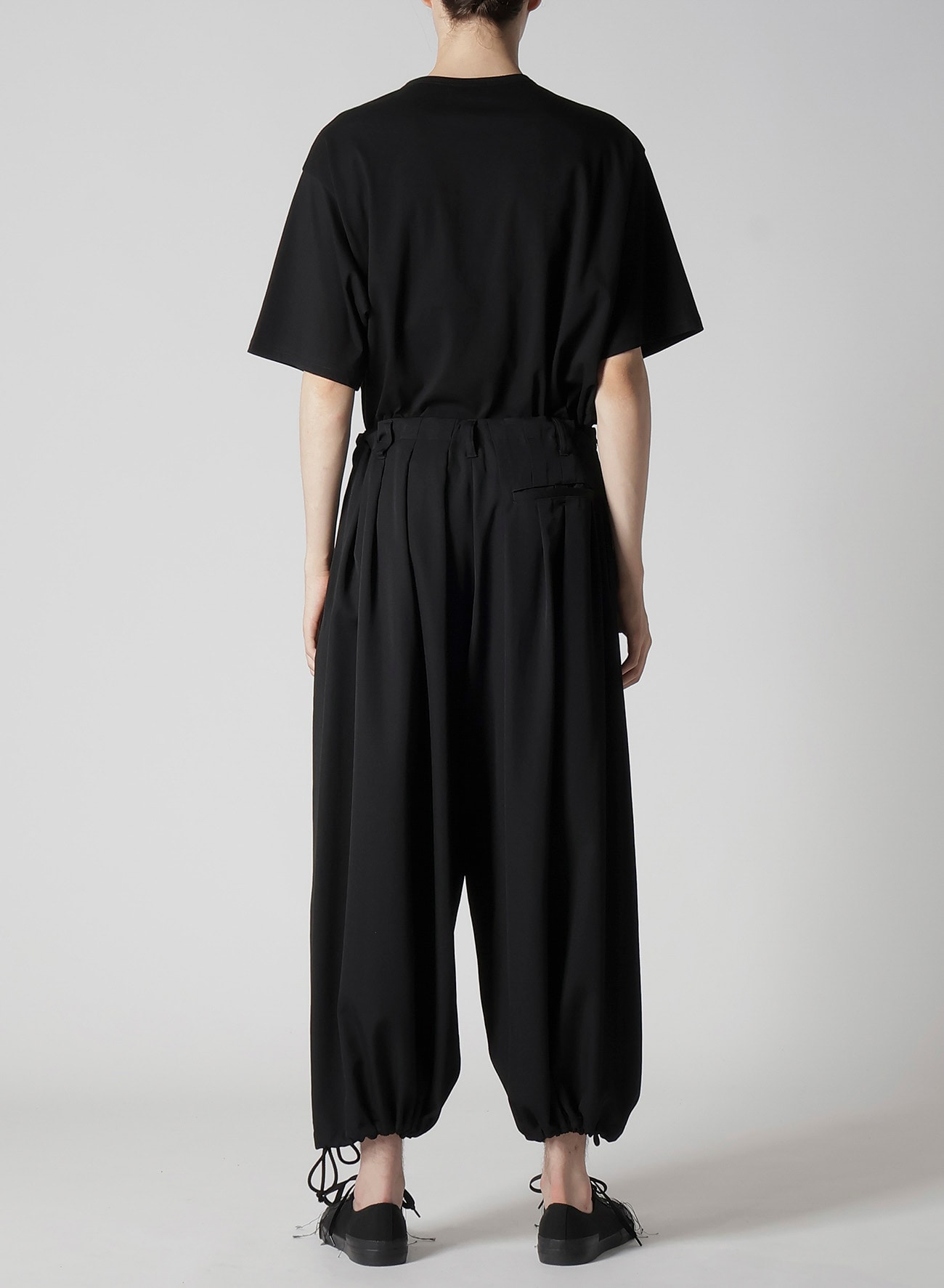 WOOL GABARDINE STANDARD BALLON PANTS