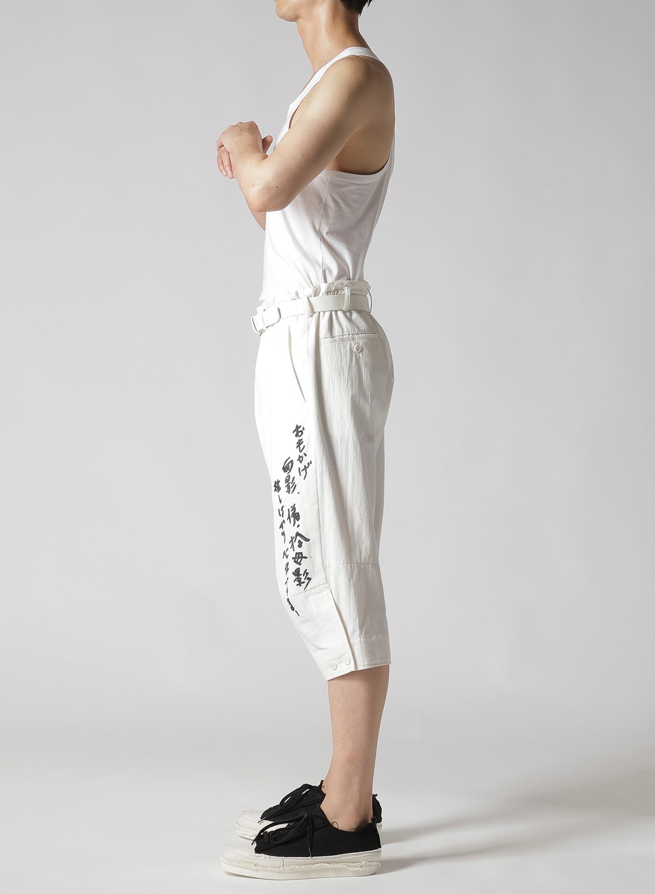 C/L CAMBAS WHITE PRINTED PANTS