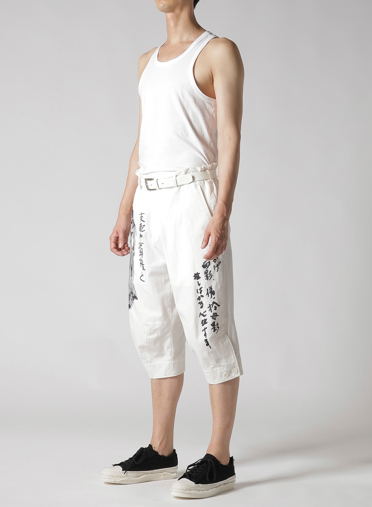 C/L CAMBAS WHITE PRINTED PANTS