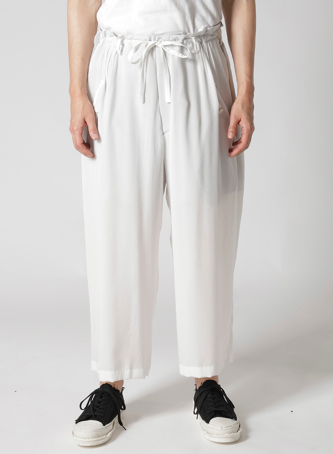 【1/11 10:00 Release】12M SILK DESIN SUSPENDER SLIM PANTS