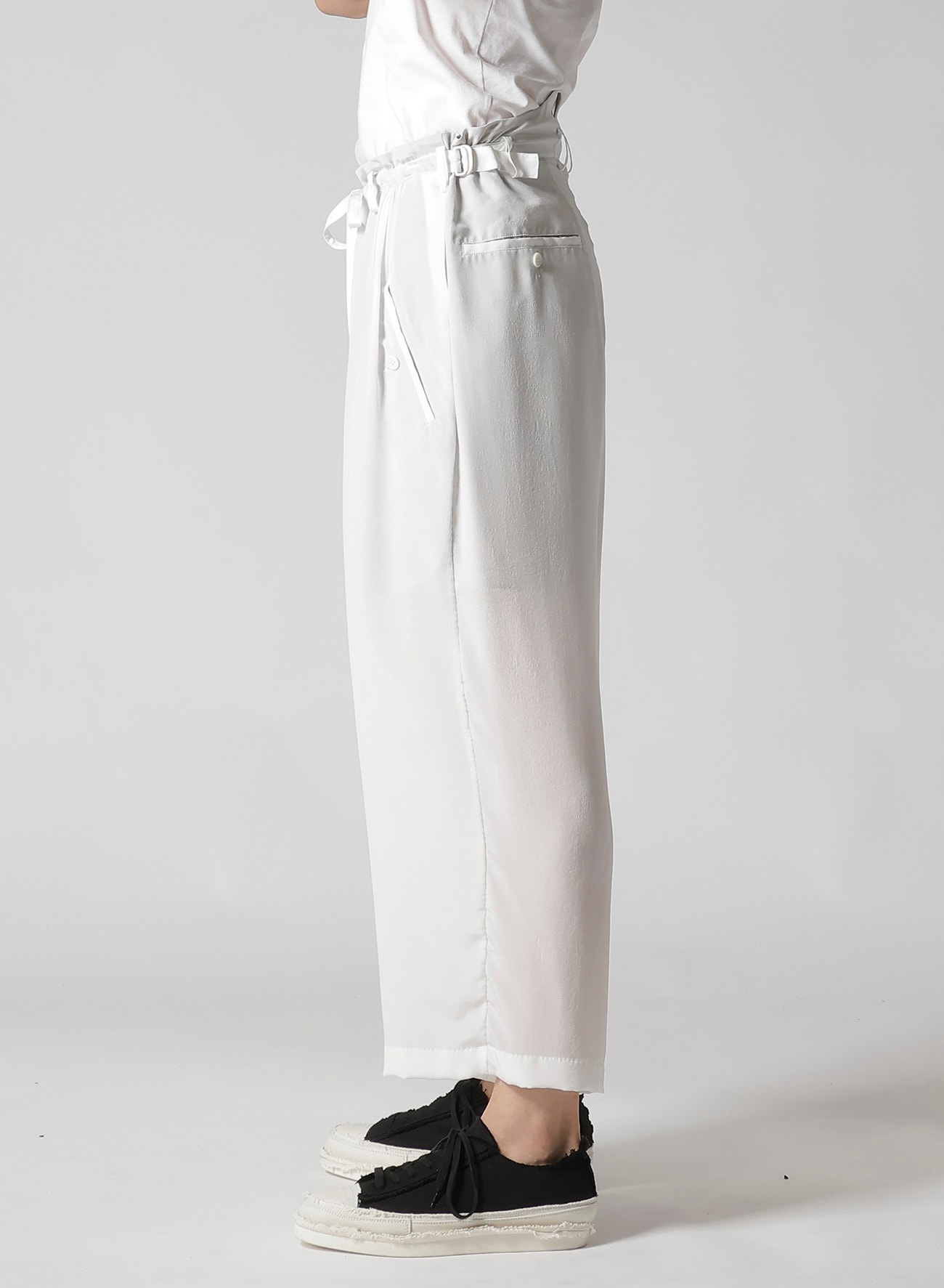 【1/11 10:00 Release】12M SILK DESIN SUSPENDER SLIM PANTS