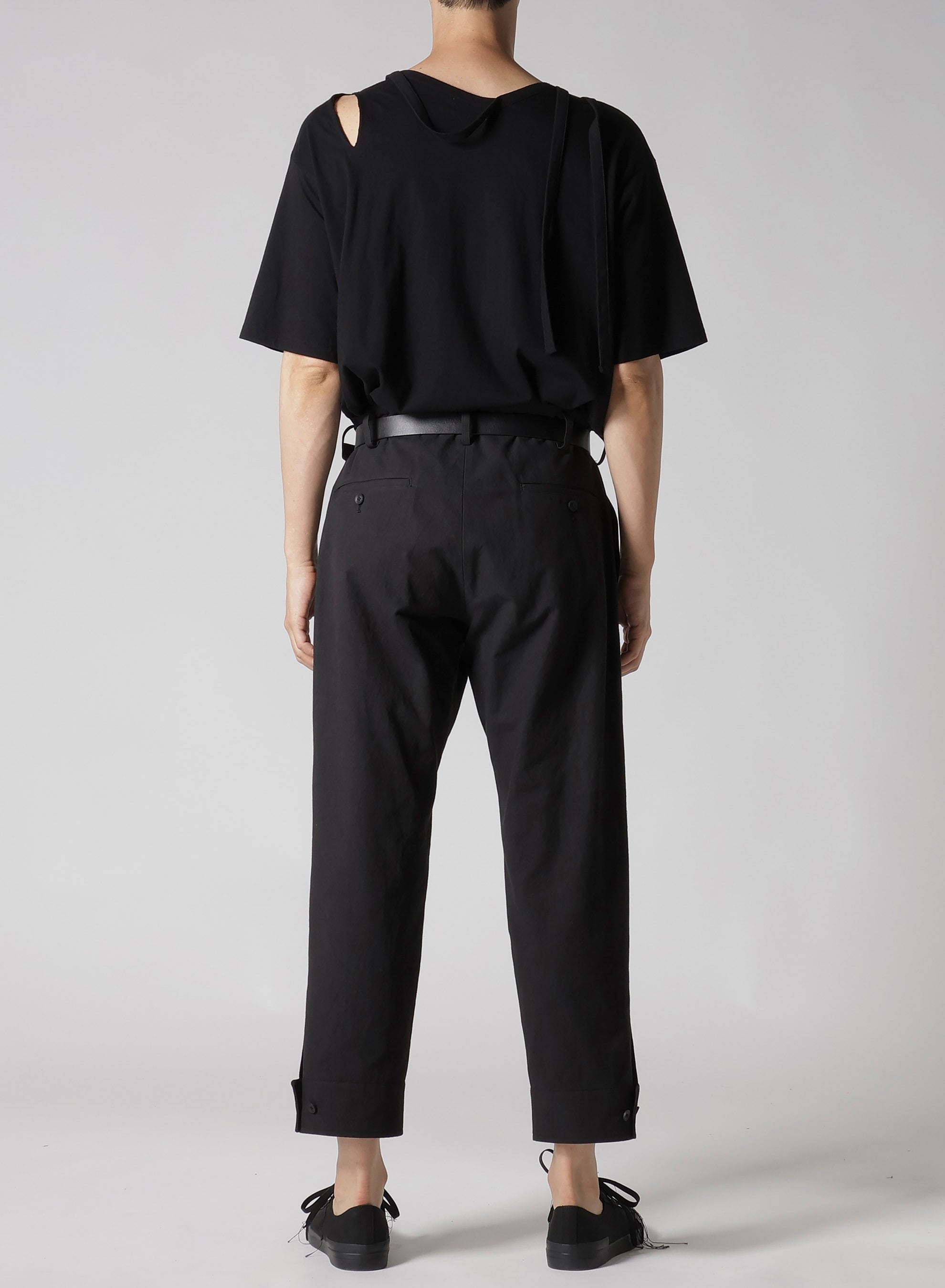 C/ZAZA CLOTH BELTED HEM PANTS