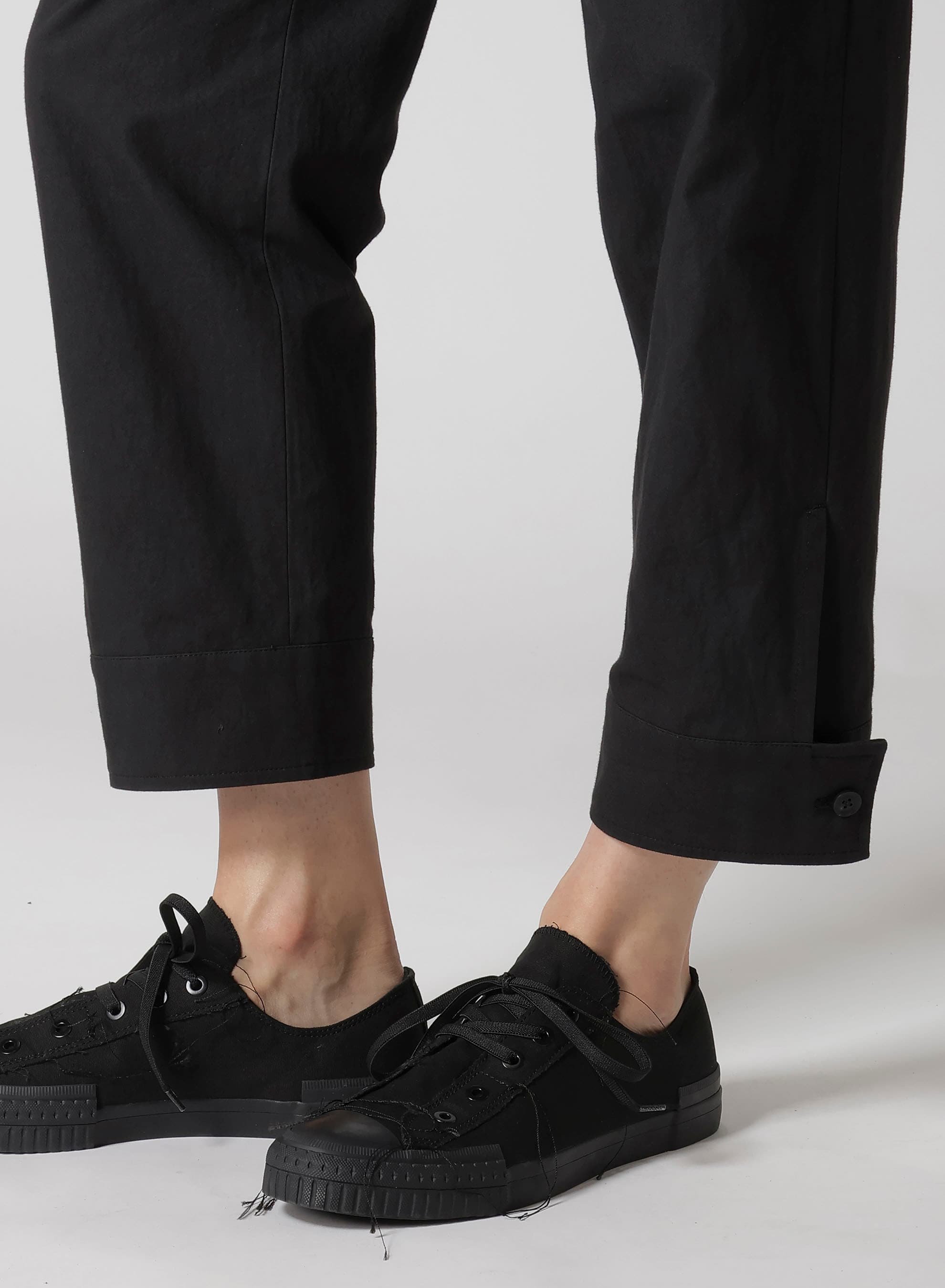 C/ZAZA CLOTH BELTED HEM PANTS