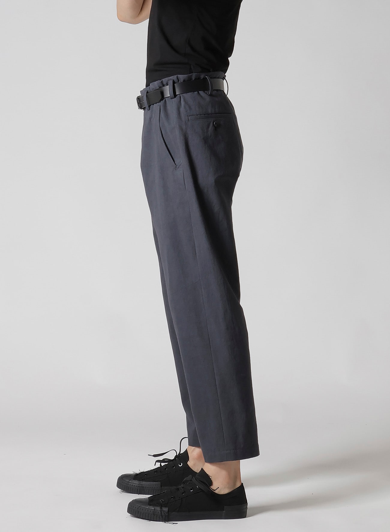 C/POPLIN SLIM PANTS