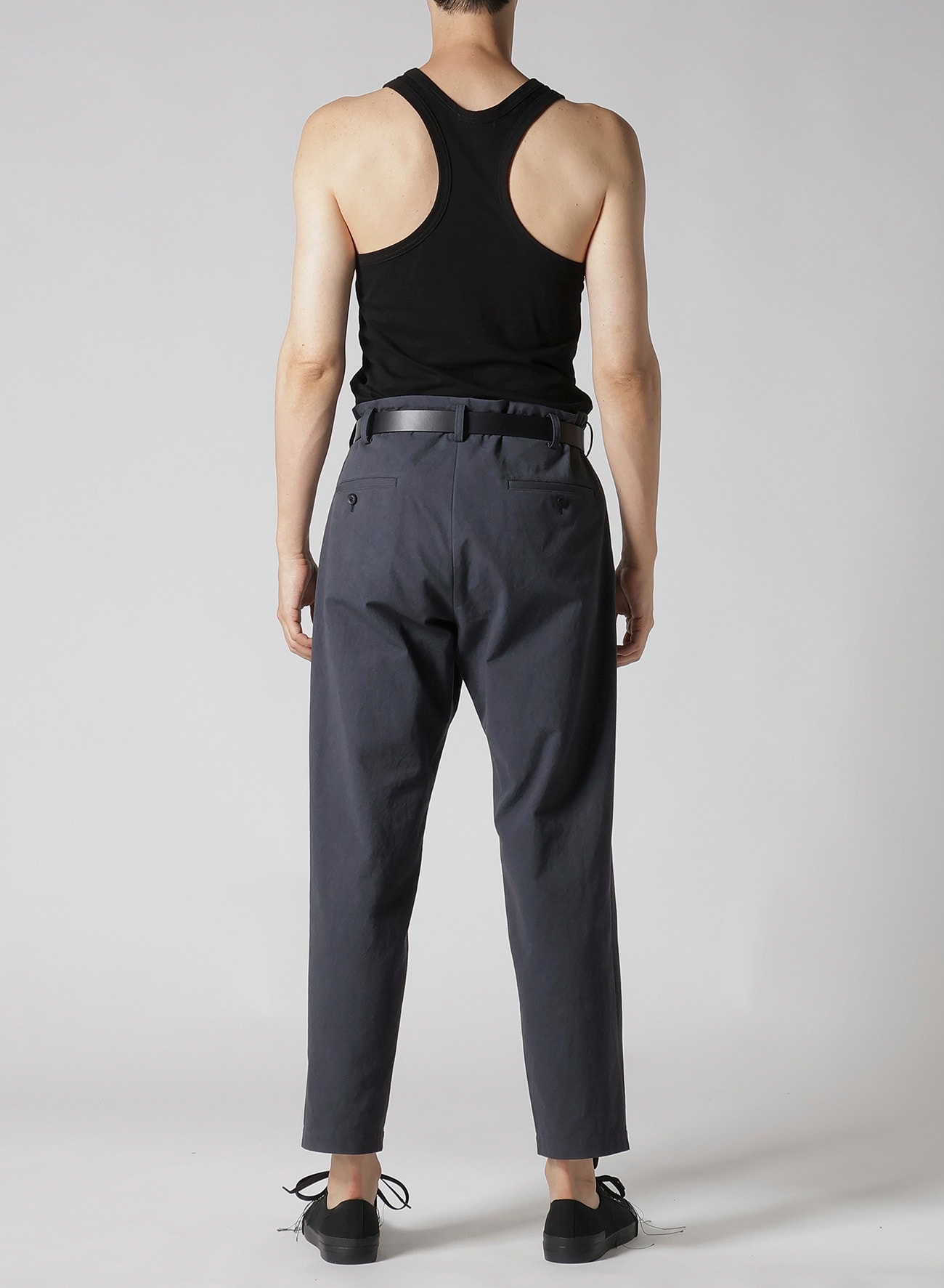 C/POPLIN SLIM PANTS