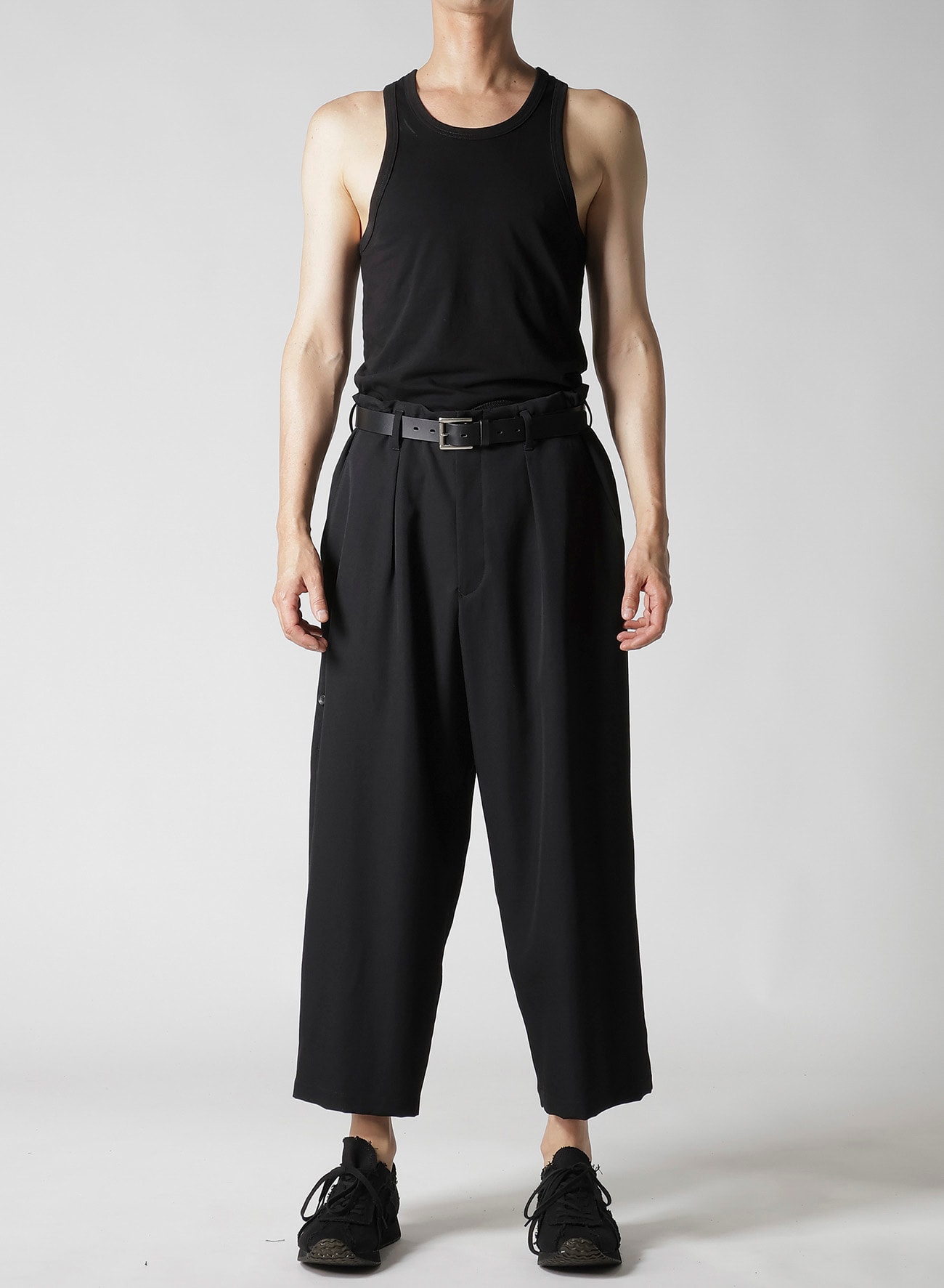 WOOL GABARDINE R COIN POCKET PANTS