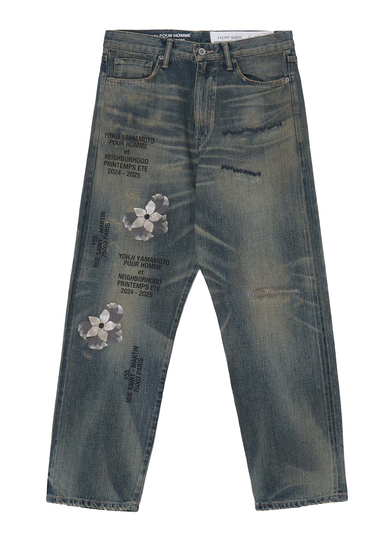 Yohji Yamamoto x NEIGHBORHOOD SAVAGE DENIM DP BASIC PANTS