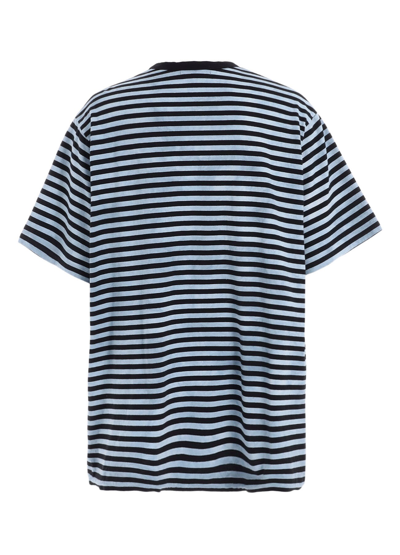 40/2 JERSEY BORDER UNEVEN  ROUND NECK T