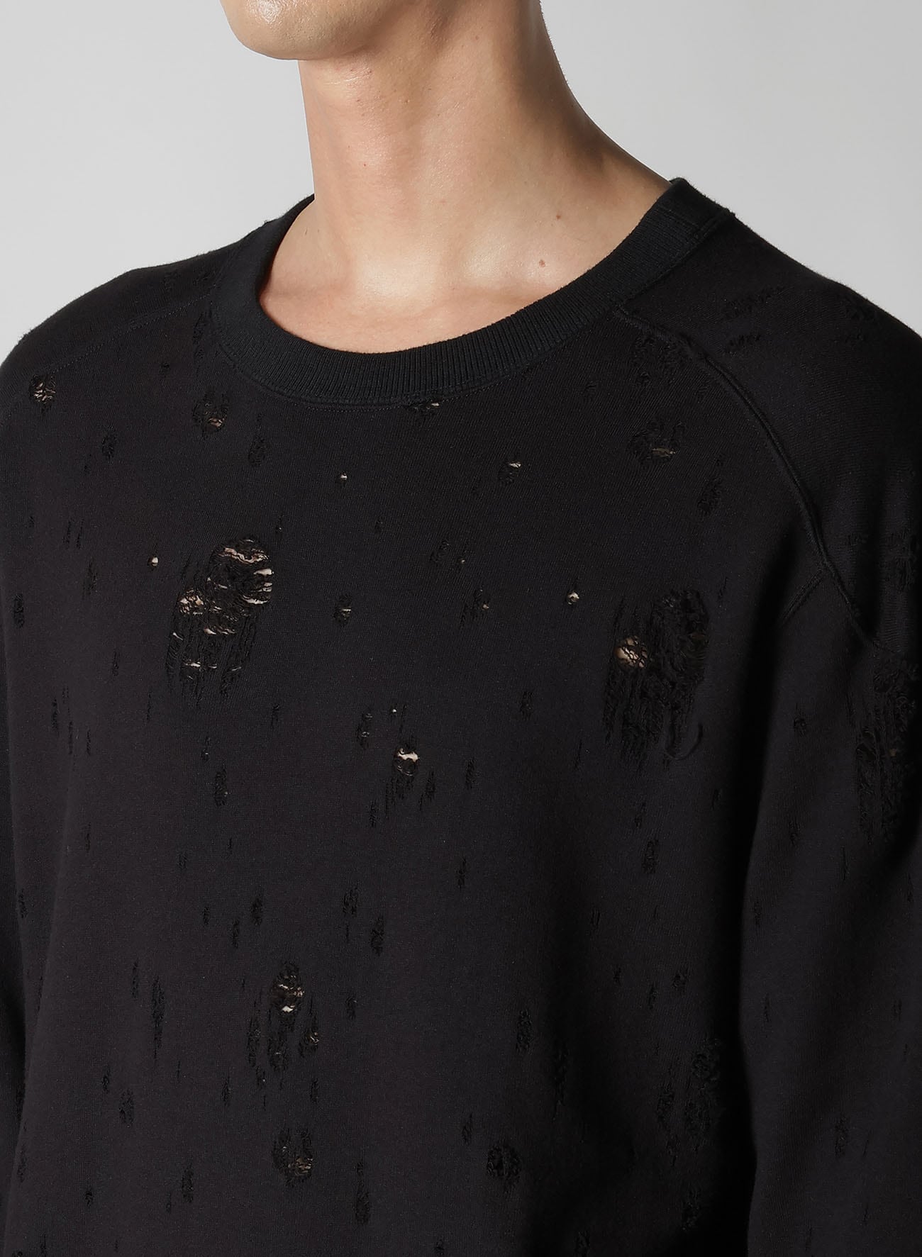 DAMAGED LINING SWEAT SHIRT