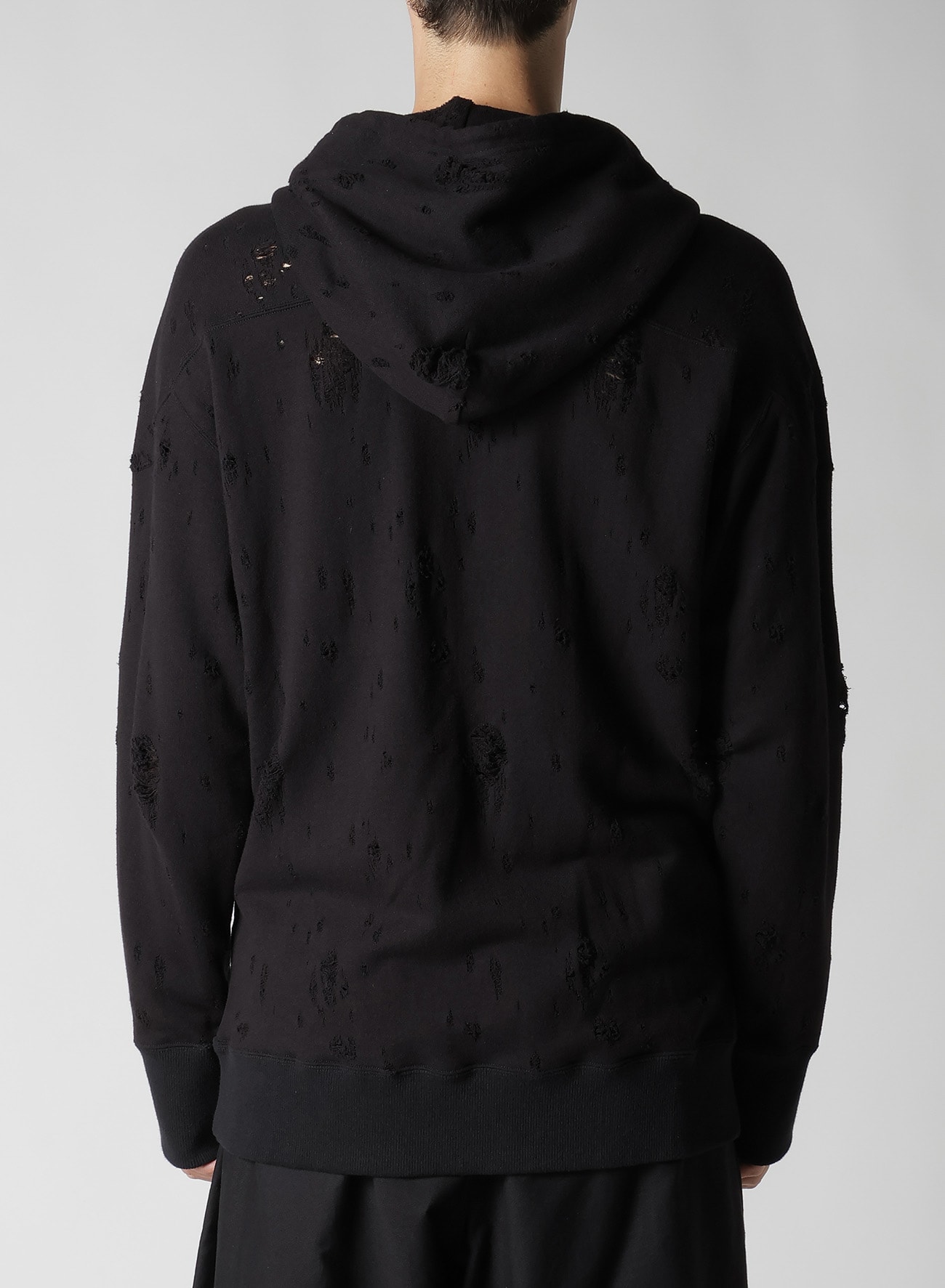 DAMAGED LINING YOKE HOODIE