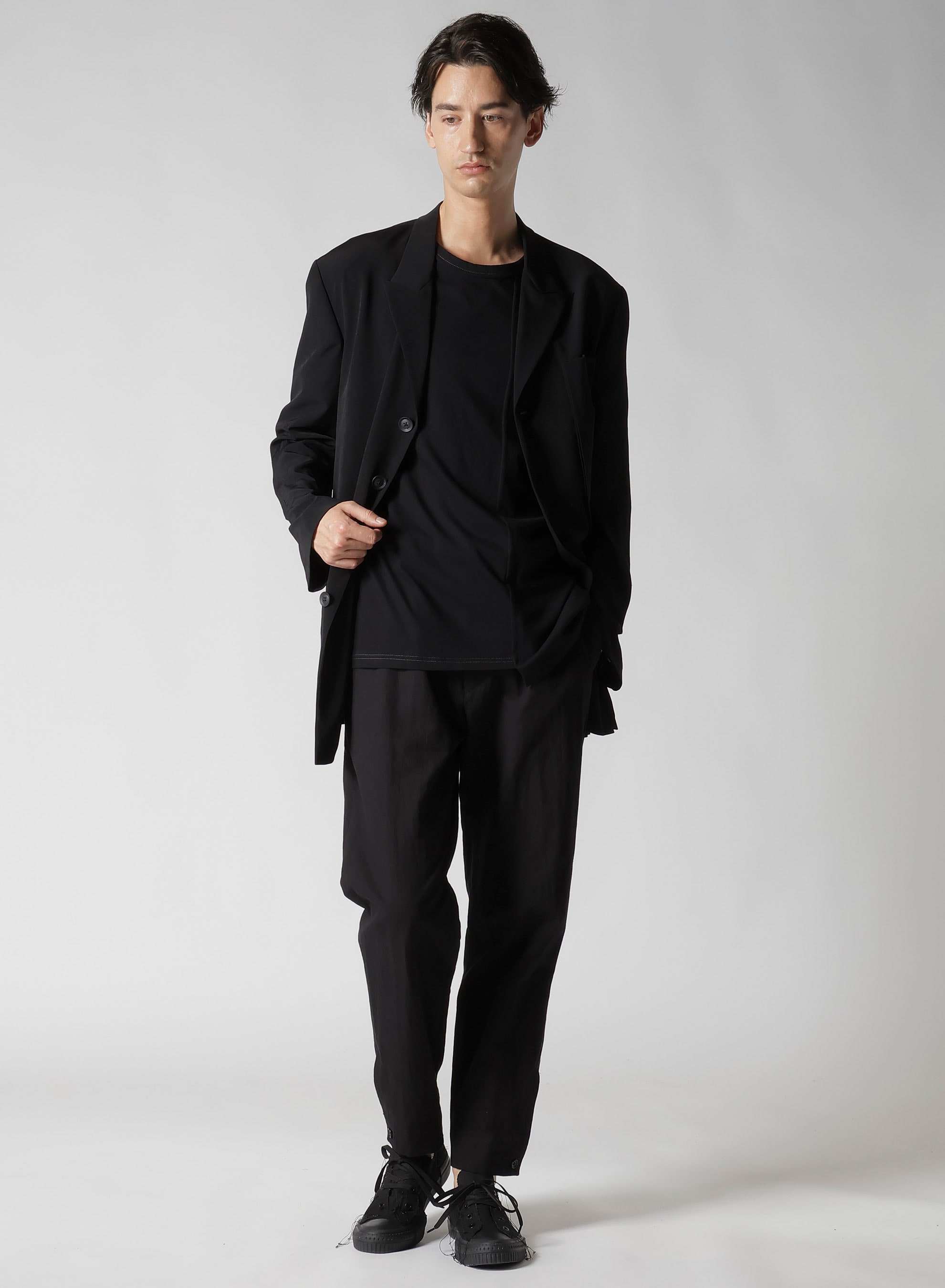 30/- COMBED SINGLE JERSEY ST PANELED SLIT T