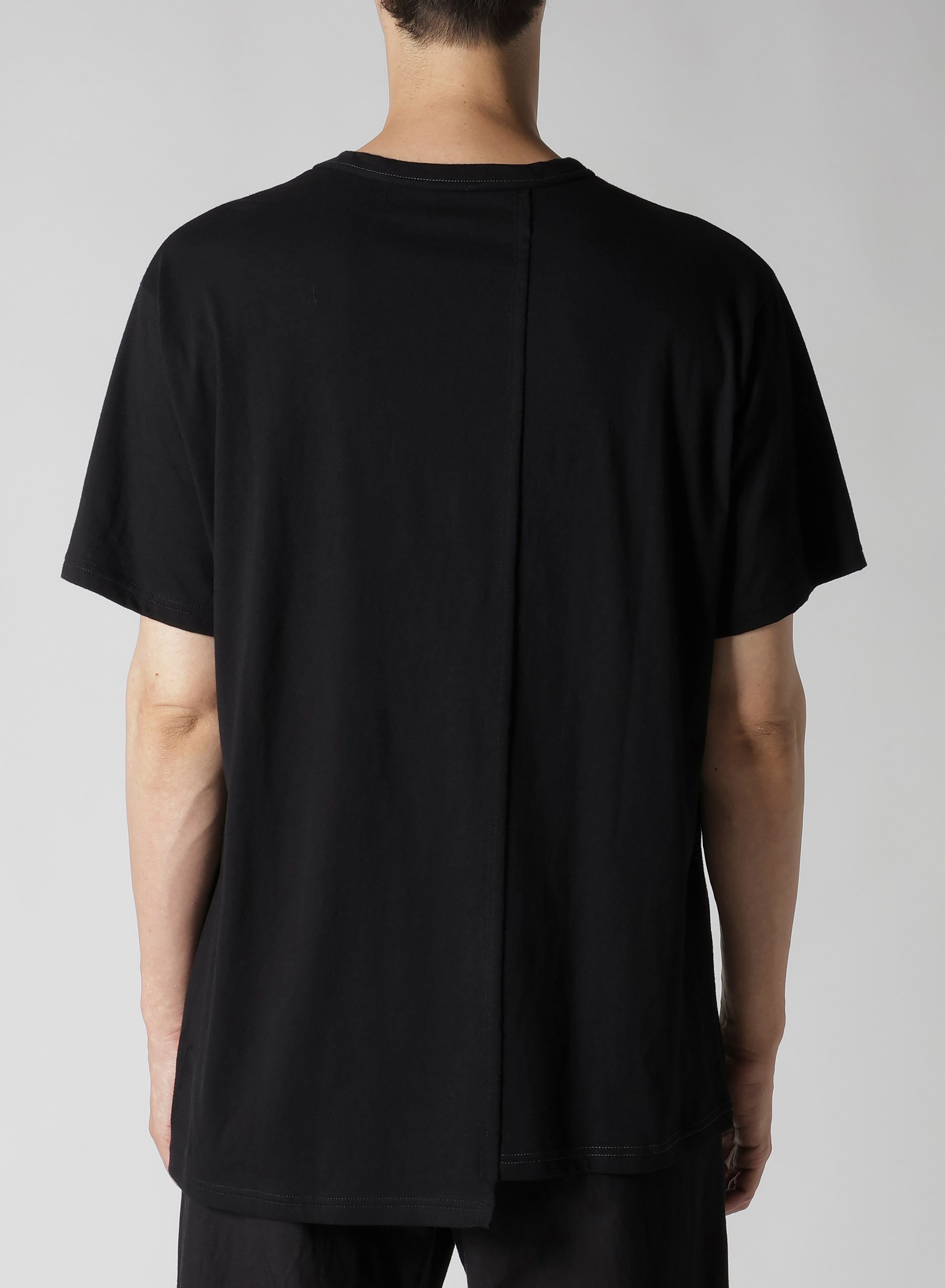 30/- COMBED SINGLE JERSEY ST PANELED SLIT T