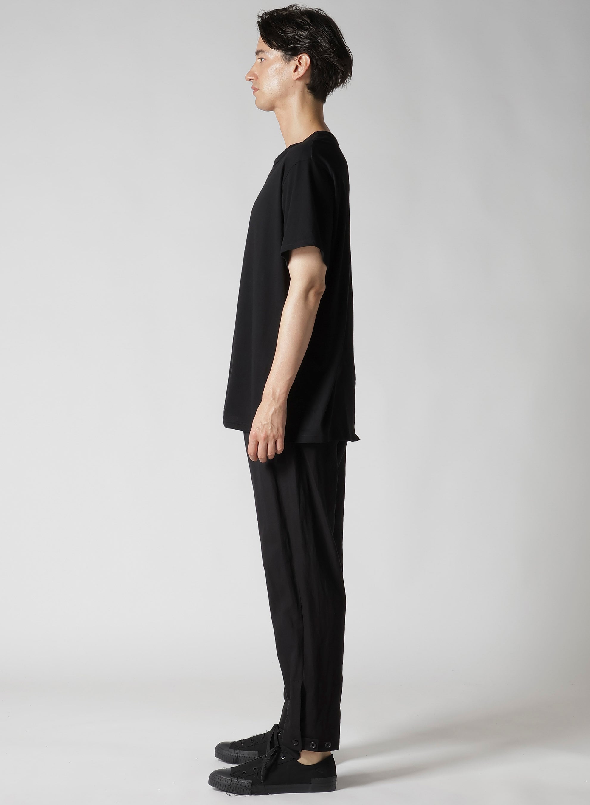 30/- COMBED SINGLE JERSEY ST PANELED SLIT T