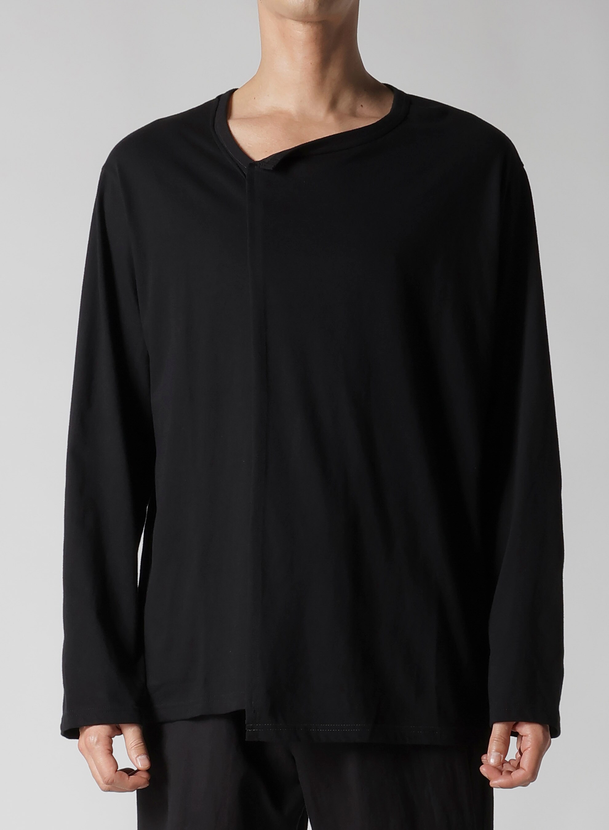 30/- COMBED SINGLE JERSEY ST PANELED SLIT T
