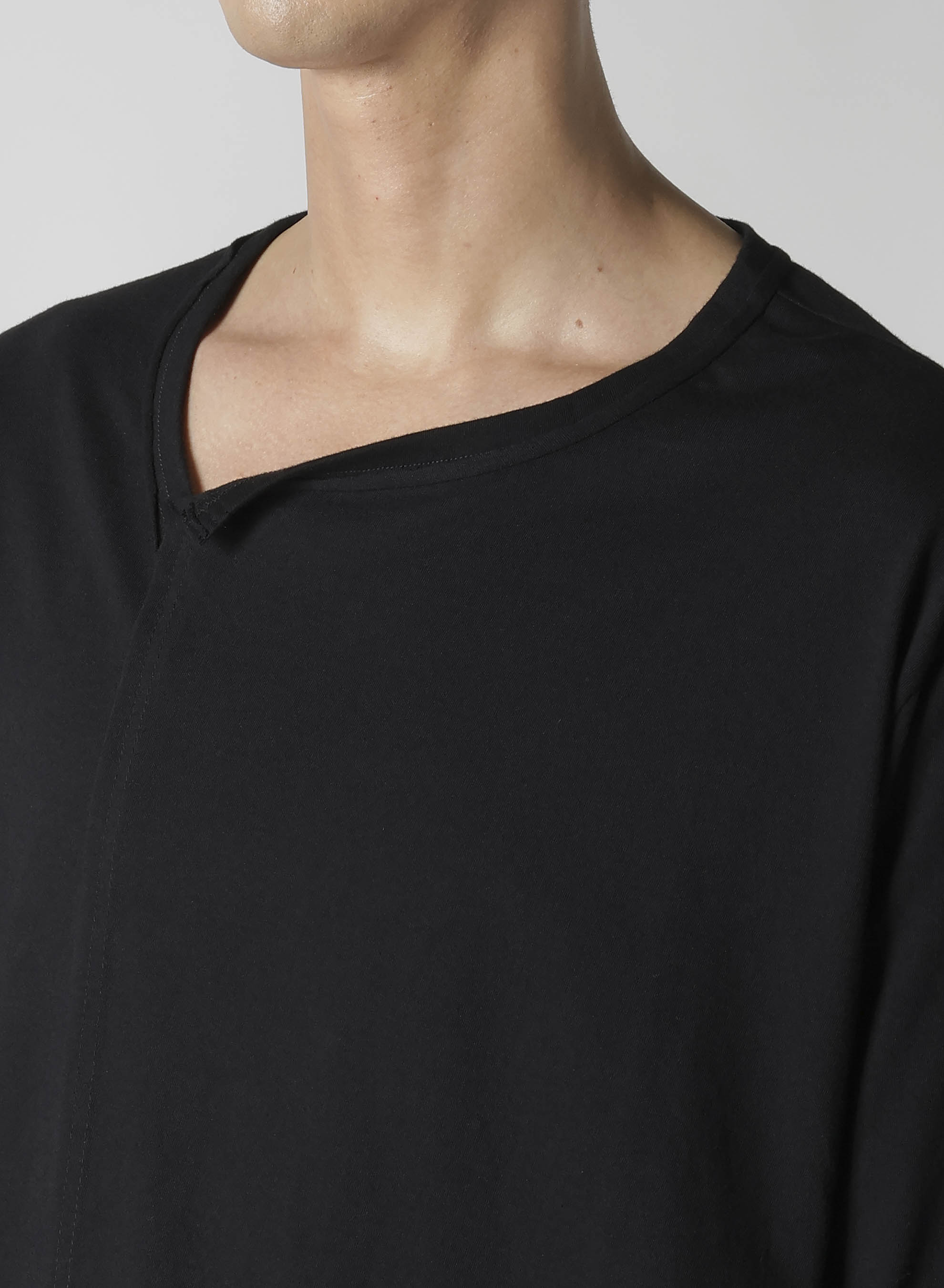 30/- COMBED SINGLE JERSEY ST PANELED SLIT T