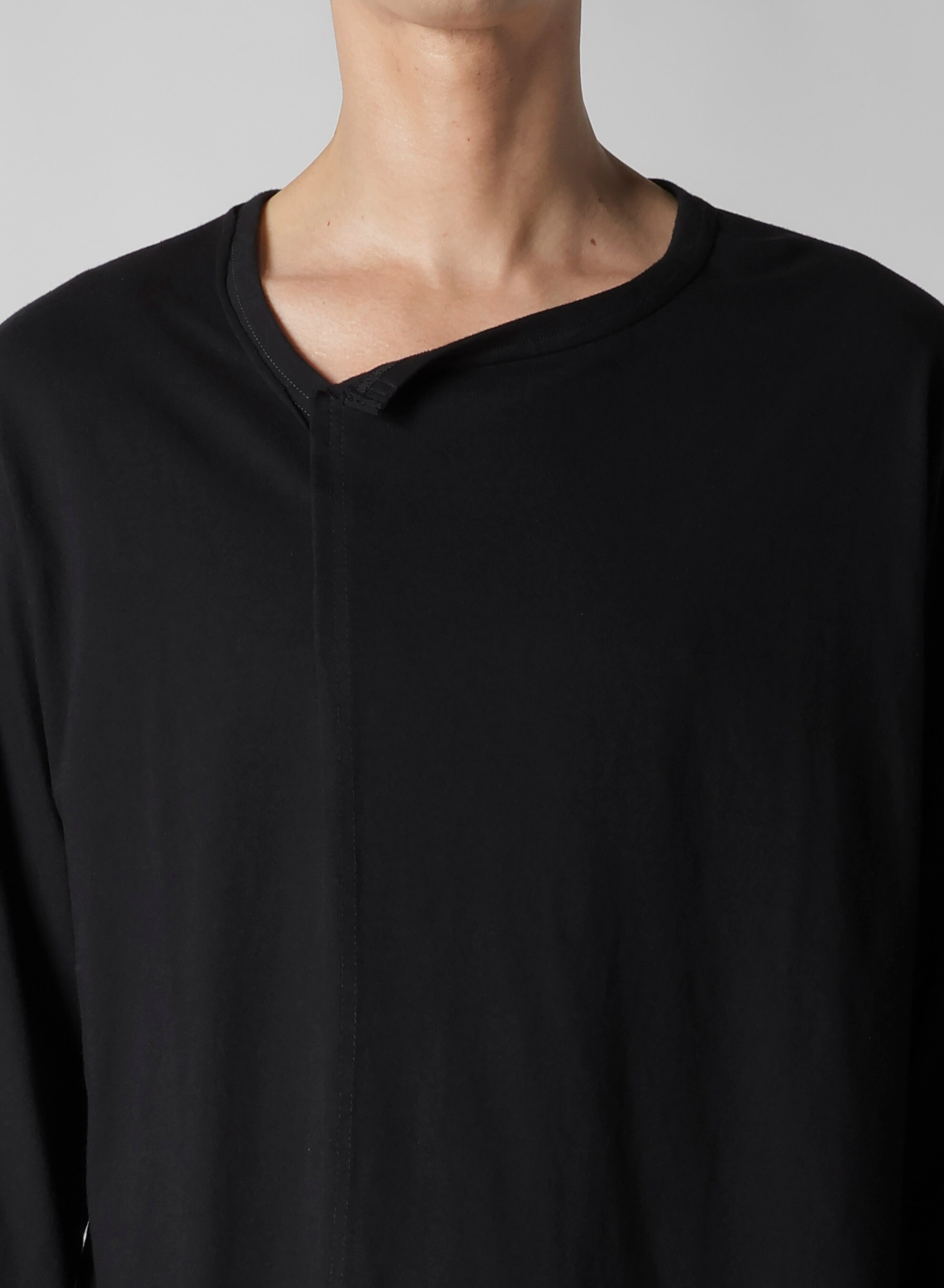 30/- COMBED SINGLE JERSEY ST PANELED SLIT T