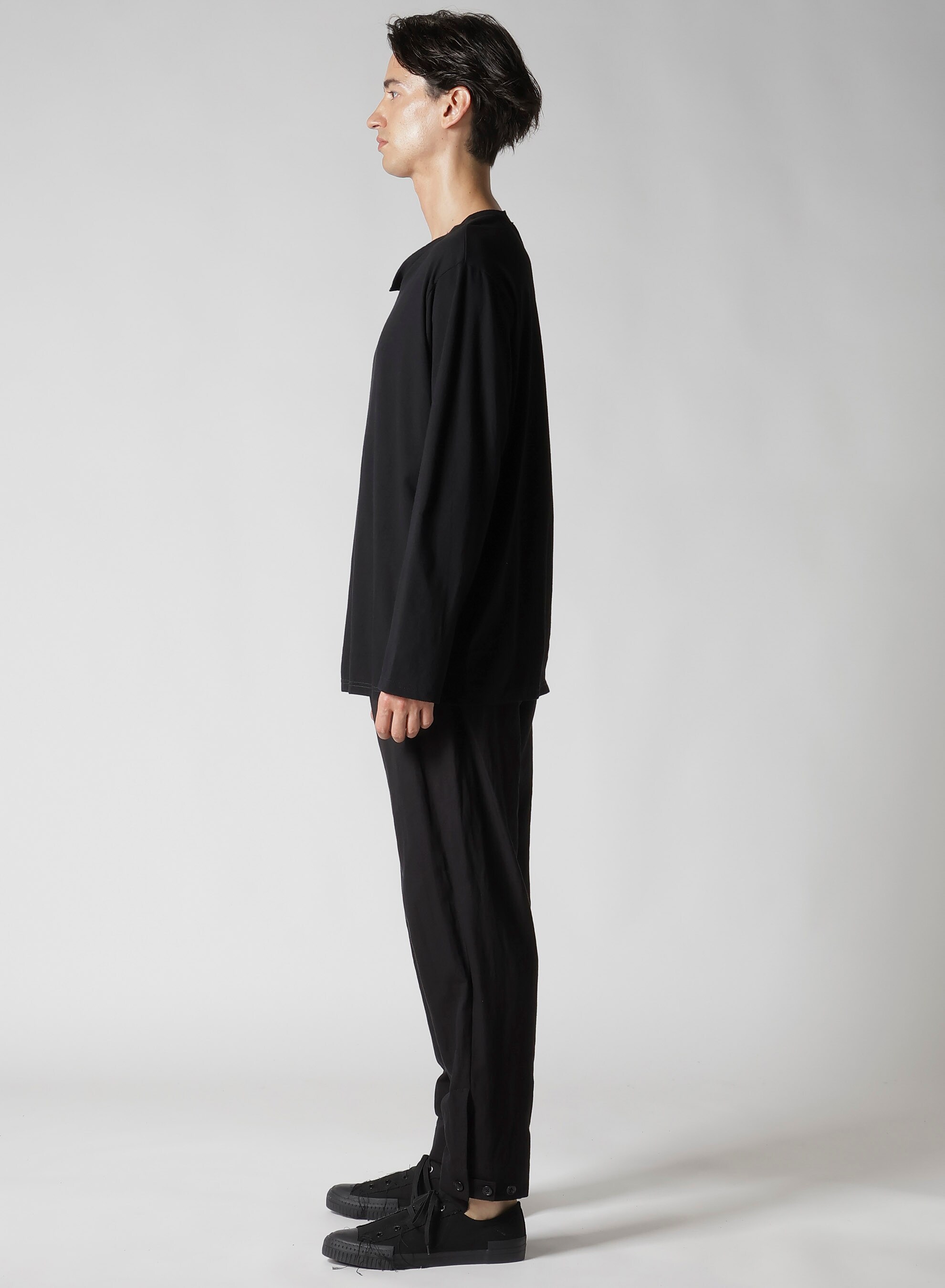 30/- COMBED SINGLE JERSEY ST PANELED SLIT T
