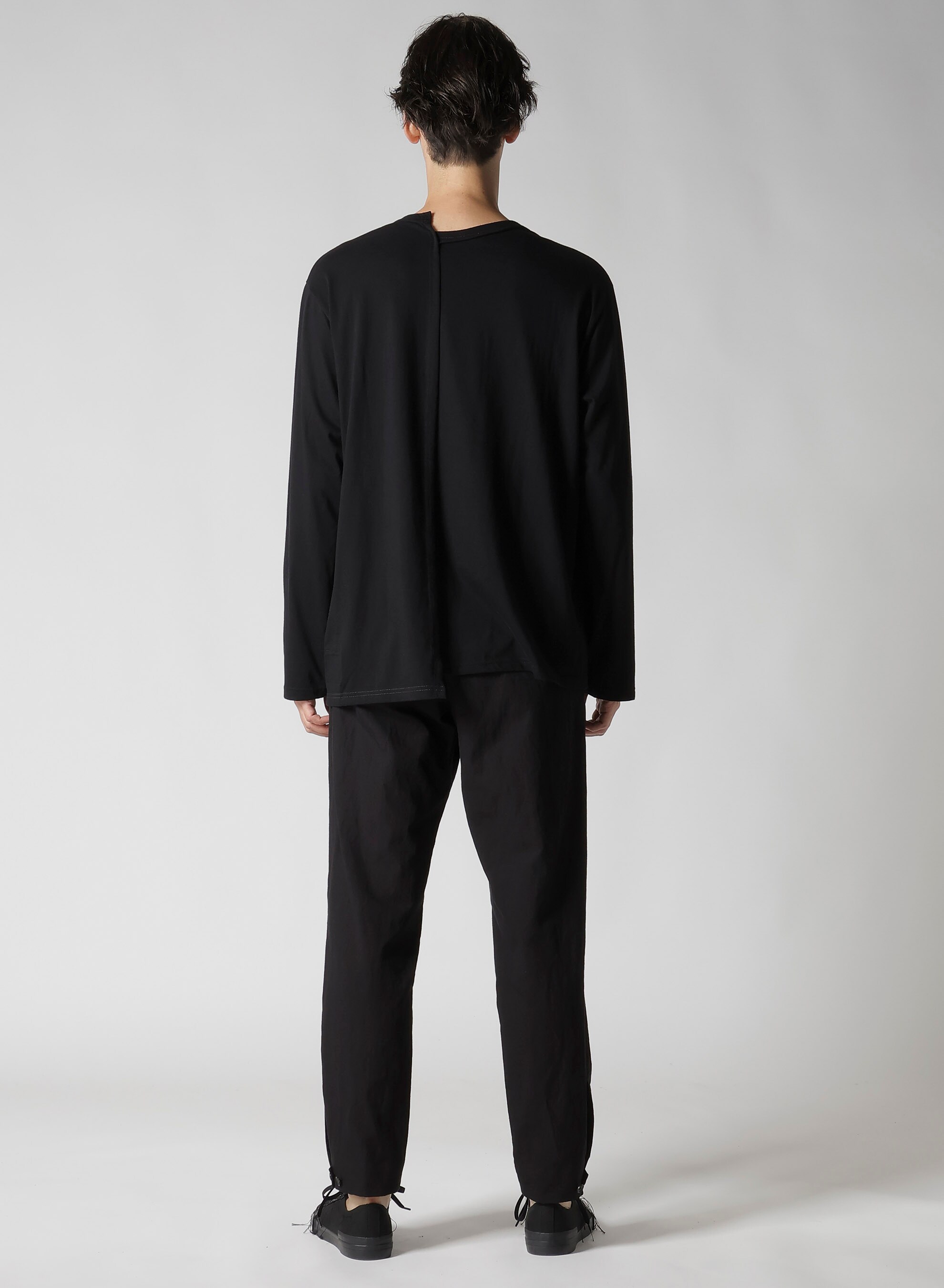 30/- COMBED SINGLE JERSEY ST PANELED SLIT T