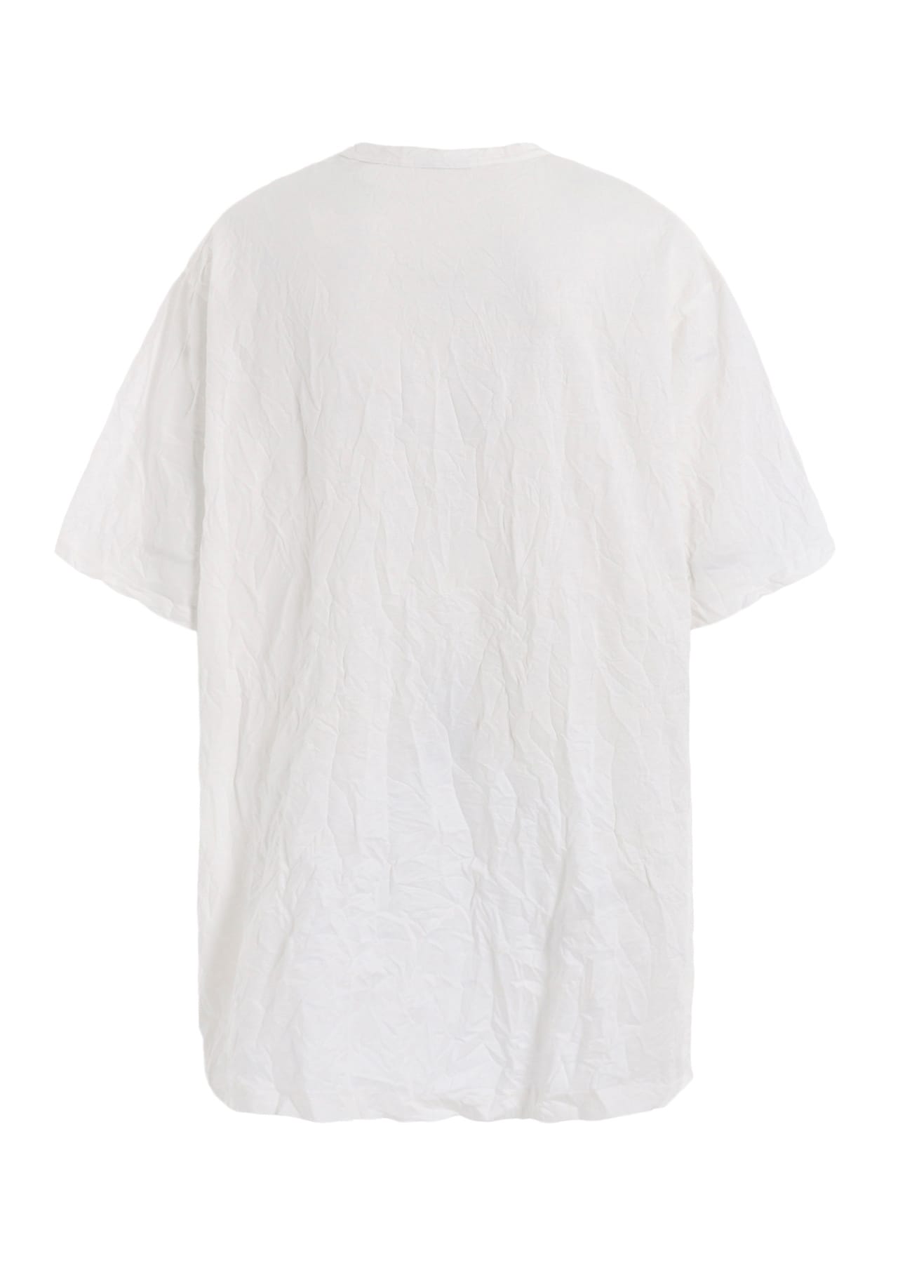 WRINKLED STRIPE JQ ROUND NECK T
