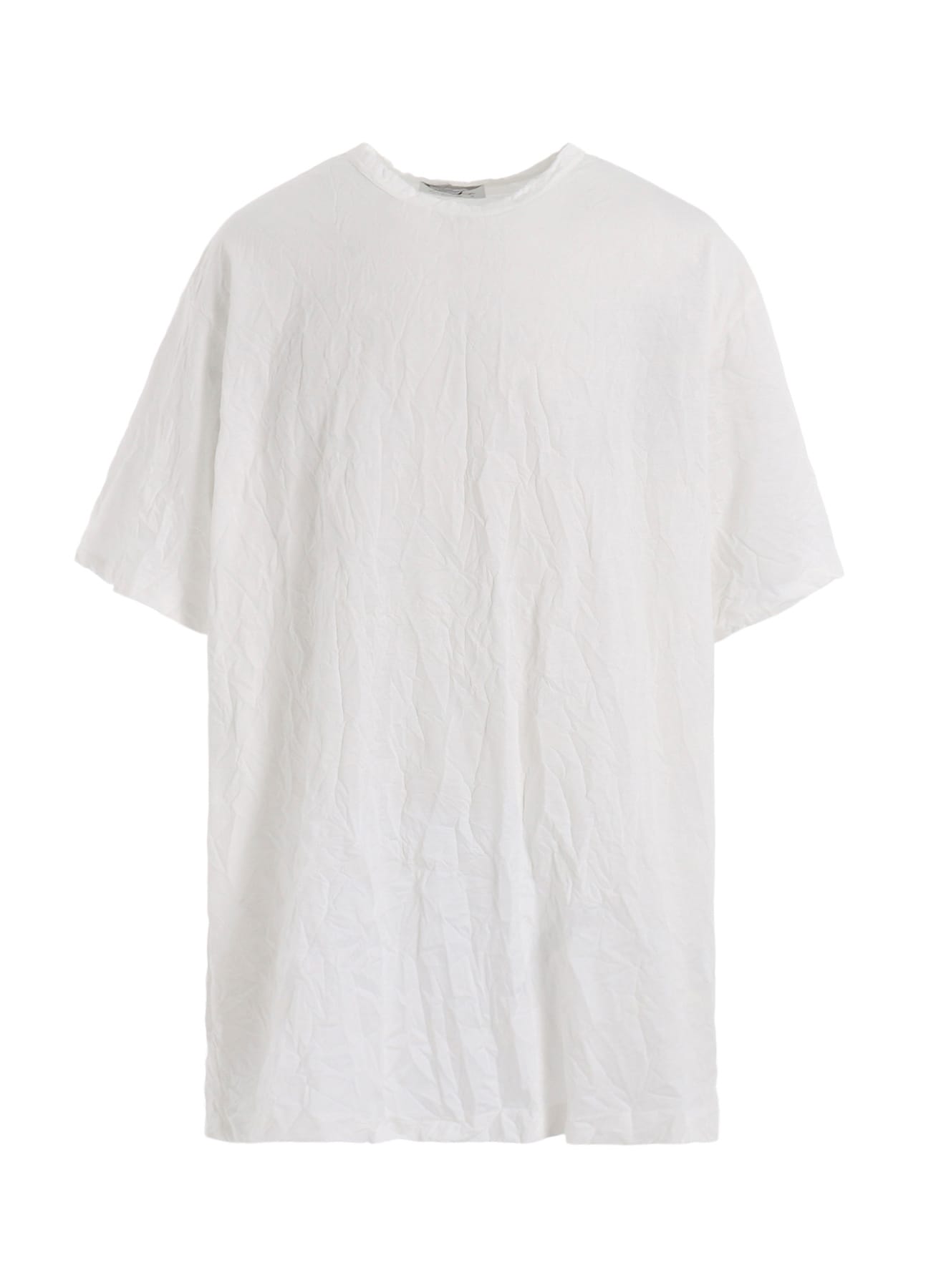 WRINKLED STRIPE JQ ROUND NECK T