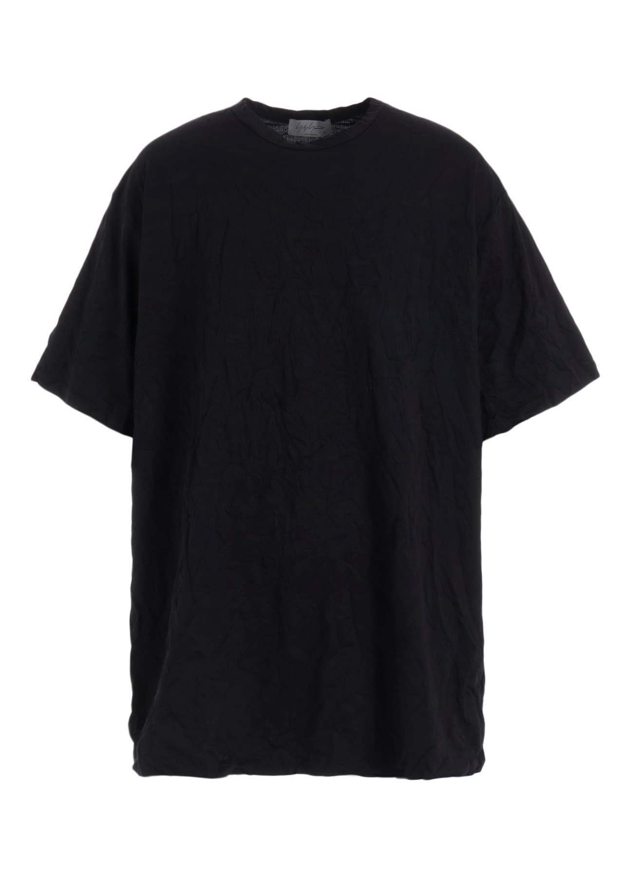 WRINKLED STRIPE JQ ROUND NECK T