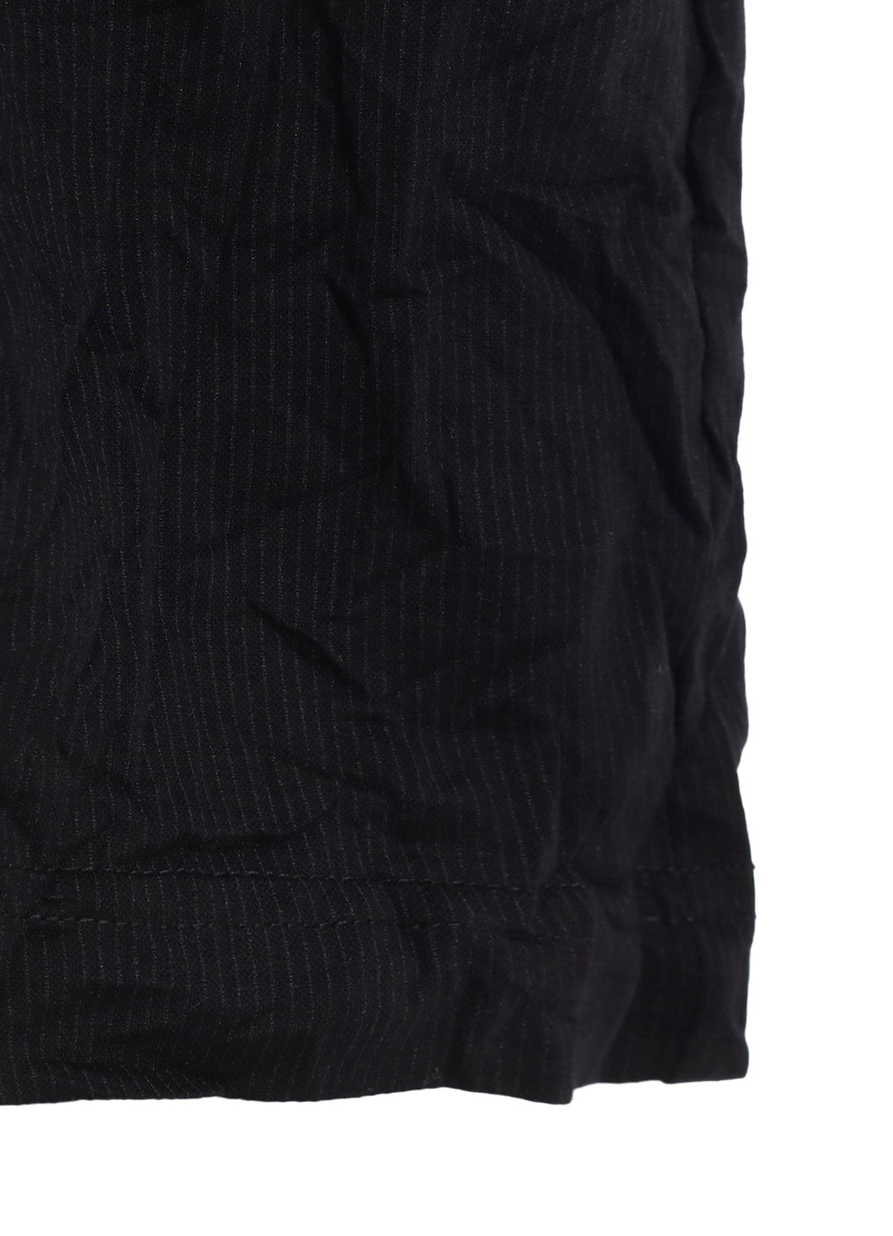 WRINKLED STRIPE JQ ROUND NECK T