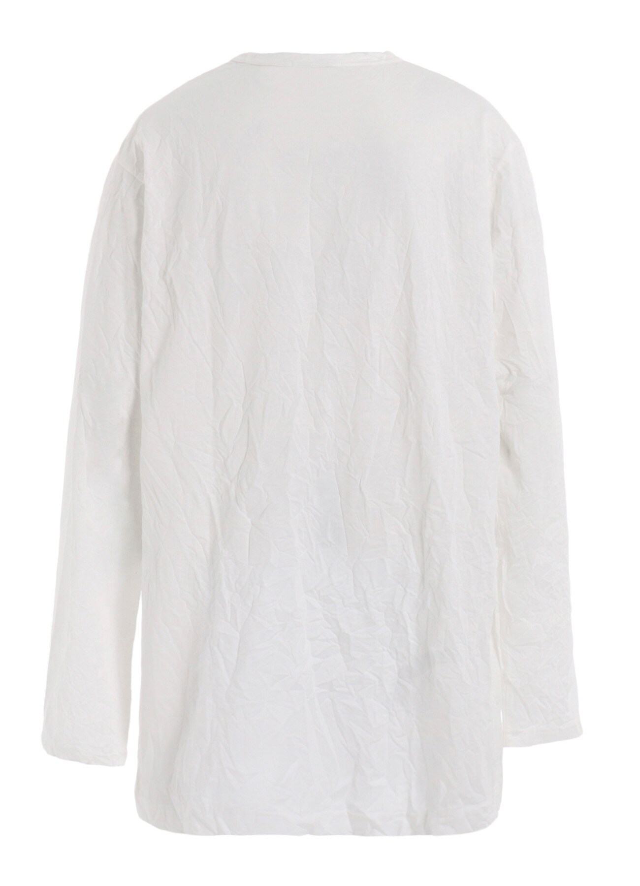 WRINKLED STRIPE JQ ROUND NECK T