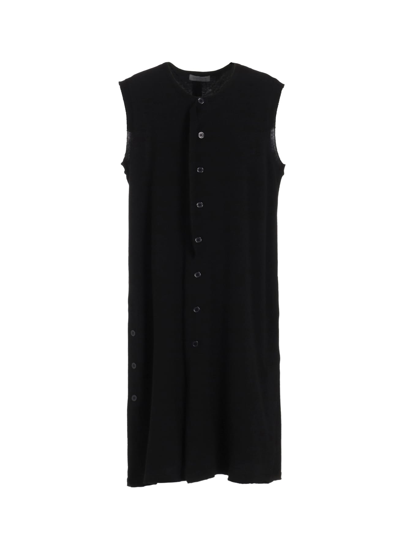 【1/11 10:00 Release】10/-BD GAUZE SINGLE JERSEY SLEEVELESS LONG CARDIGAN