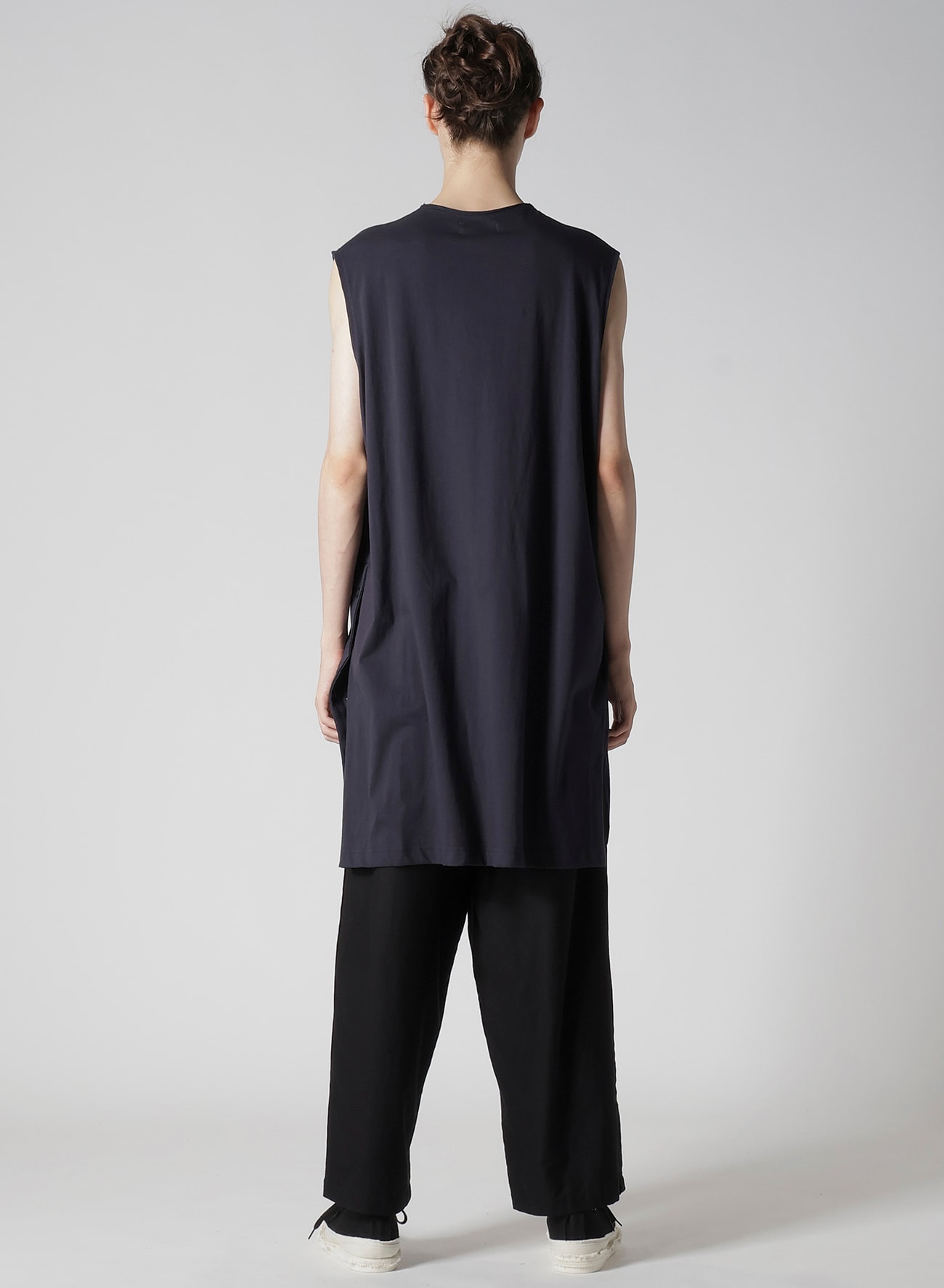 COMBED SINGLE JERSEY SINGLE BUTTON TANK TOP