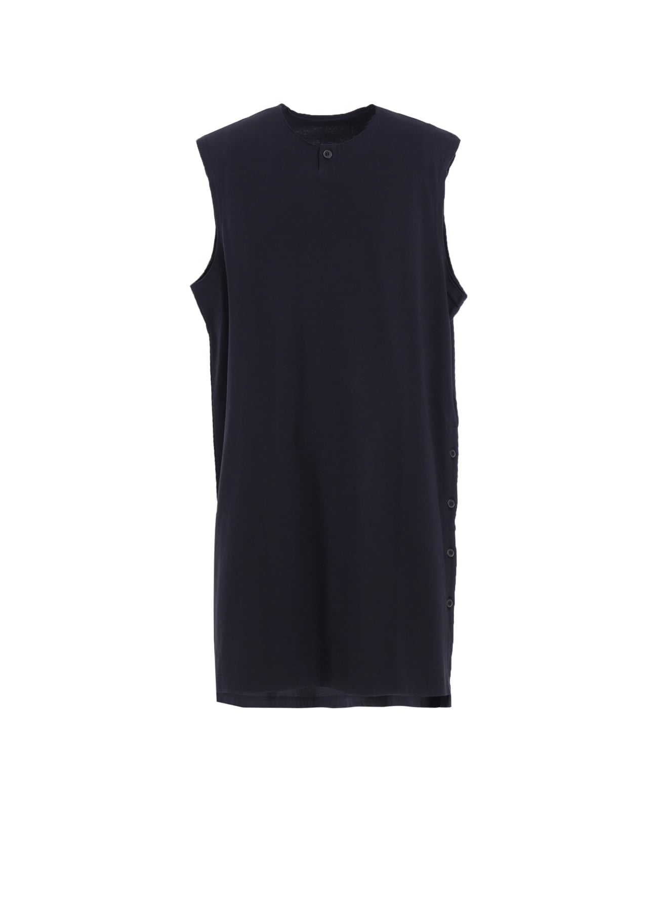 COMBED SINGLE JERSEY SINGLE BUTTON TANK TOP