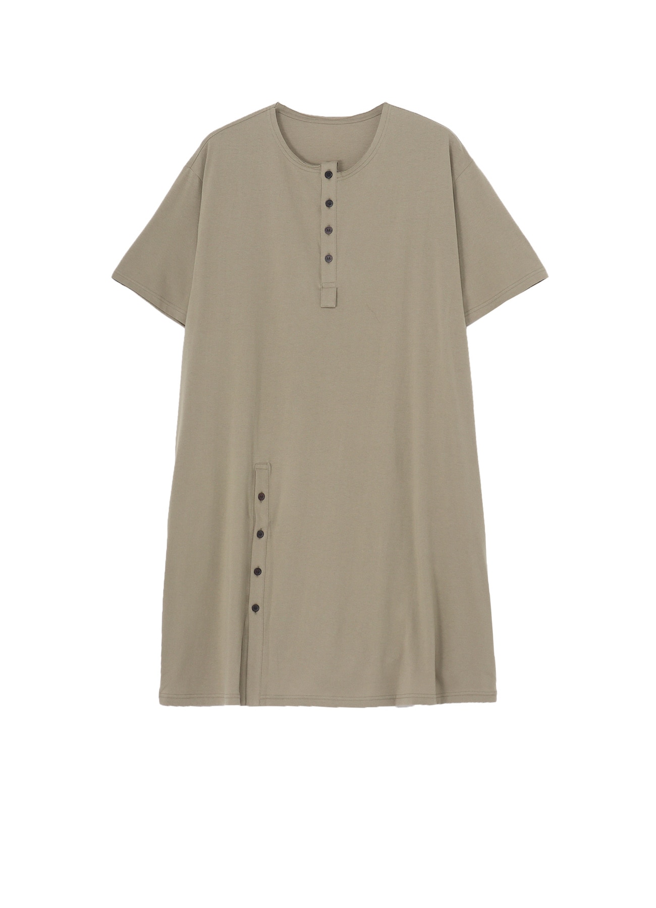 【4/23 10:00 Release】COMBED JERSEY HENRY NECK SHORT SLEEVE T
