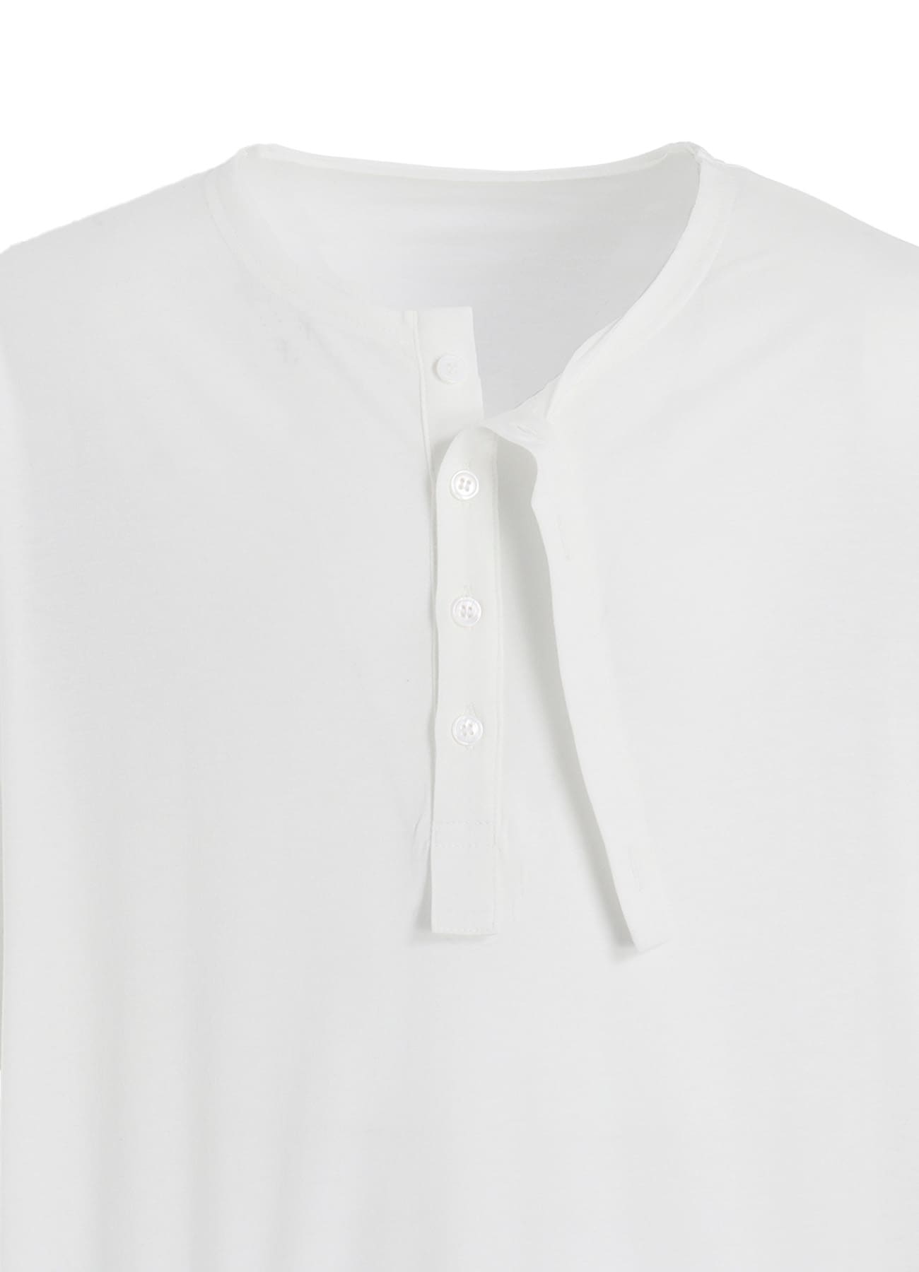COTTON MODAL JERSEY HENRY NECK SS T
