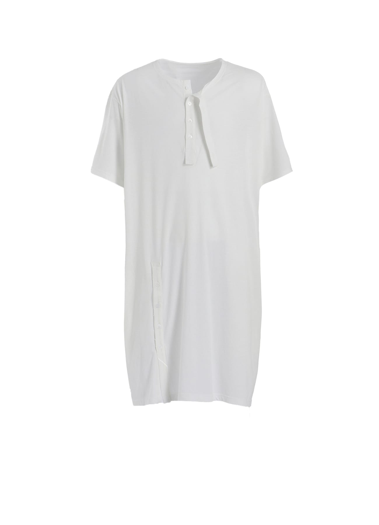 COTTON MODAL JERSEY HENRY NECK SS T