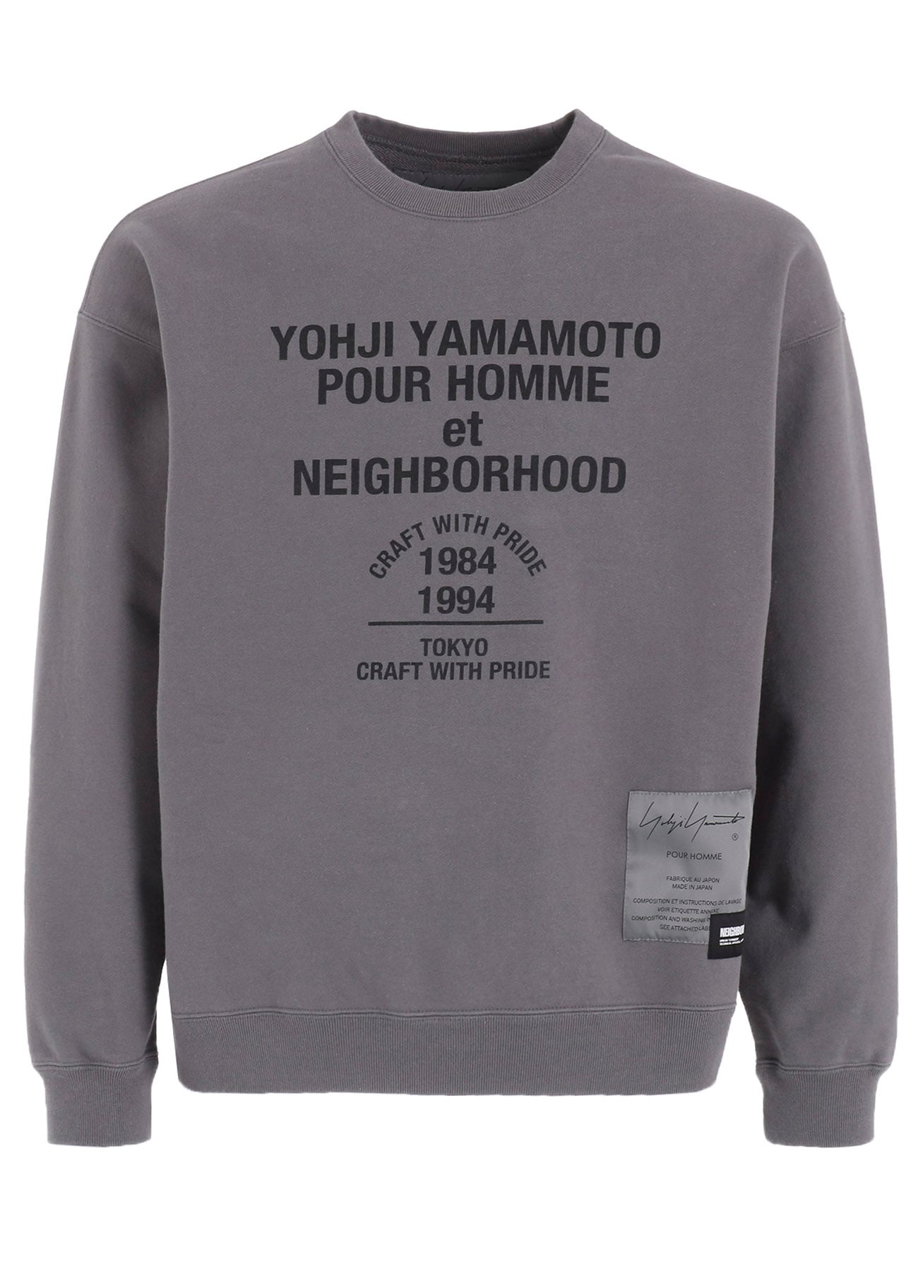 Yohji Yamamoto x NEIGHBORHOOD SWEAT SHIRT LS