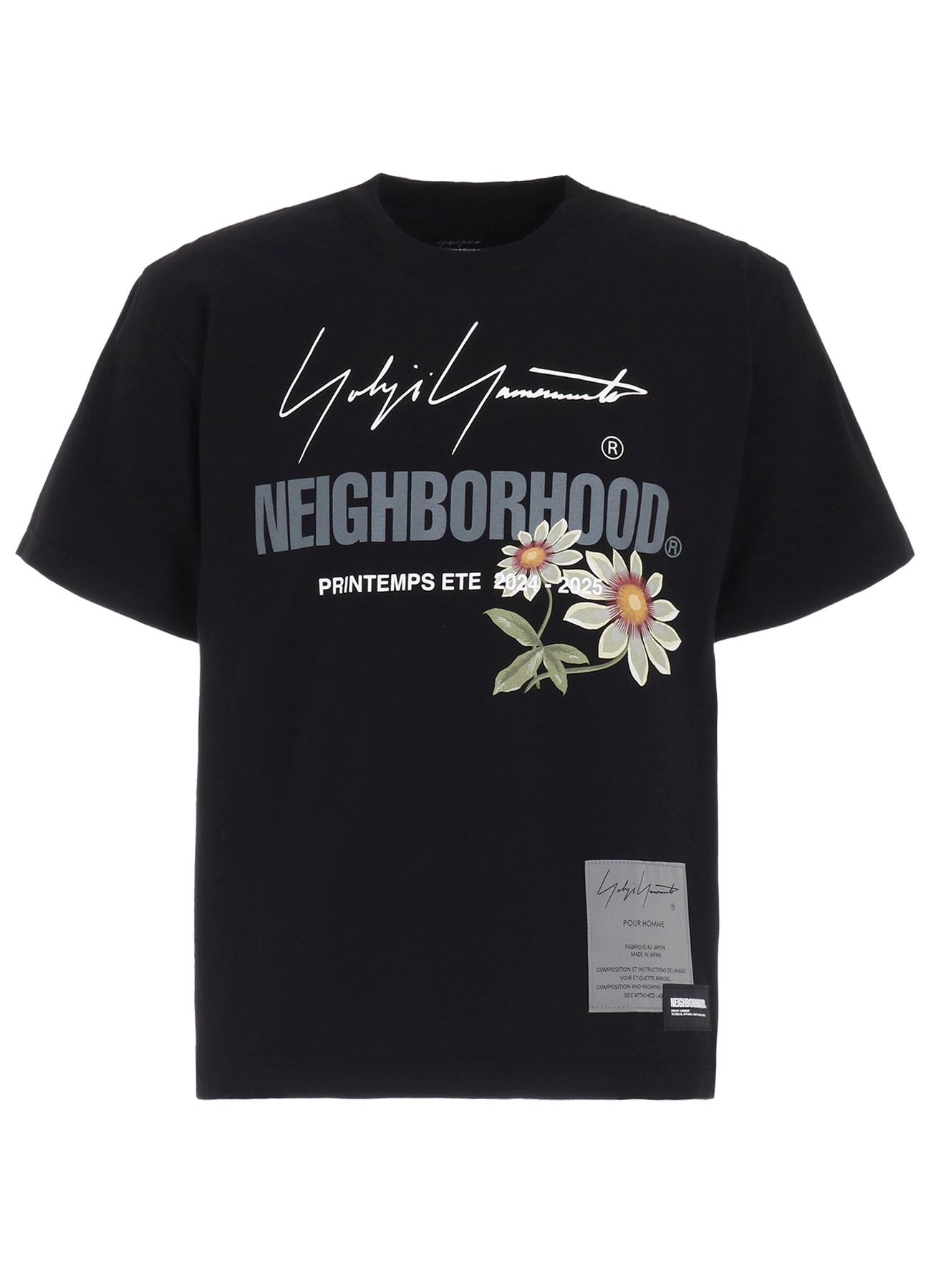 Yohji Yamamoto x NEIGHBORHOOD TEE SS-1