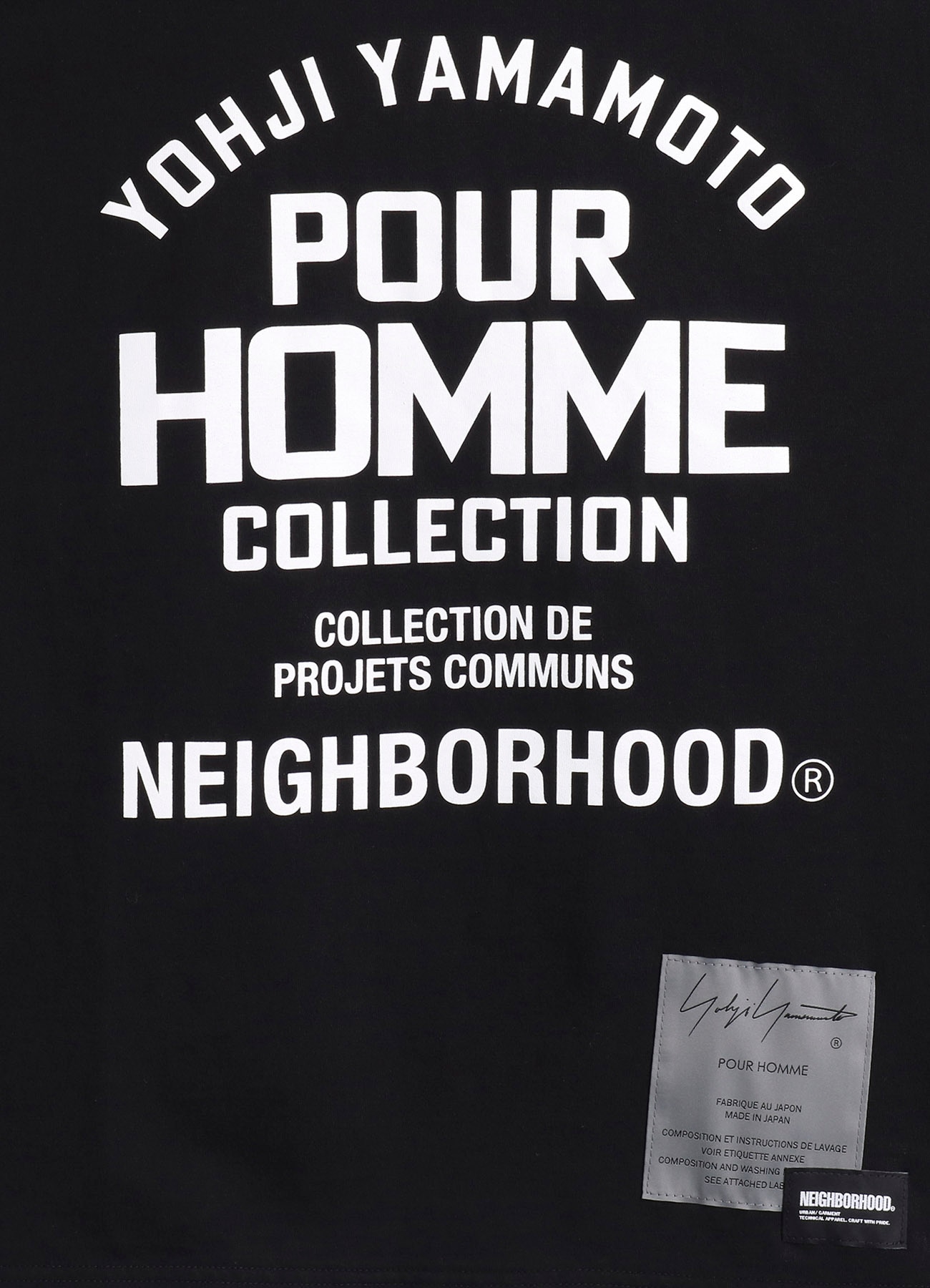 Yohji Yamamoto x NEIGHBORHOOD TEE SS-2