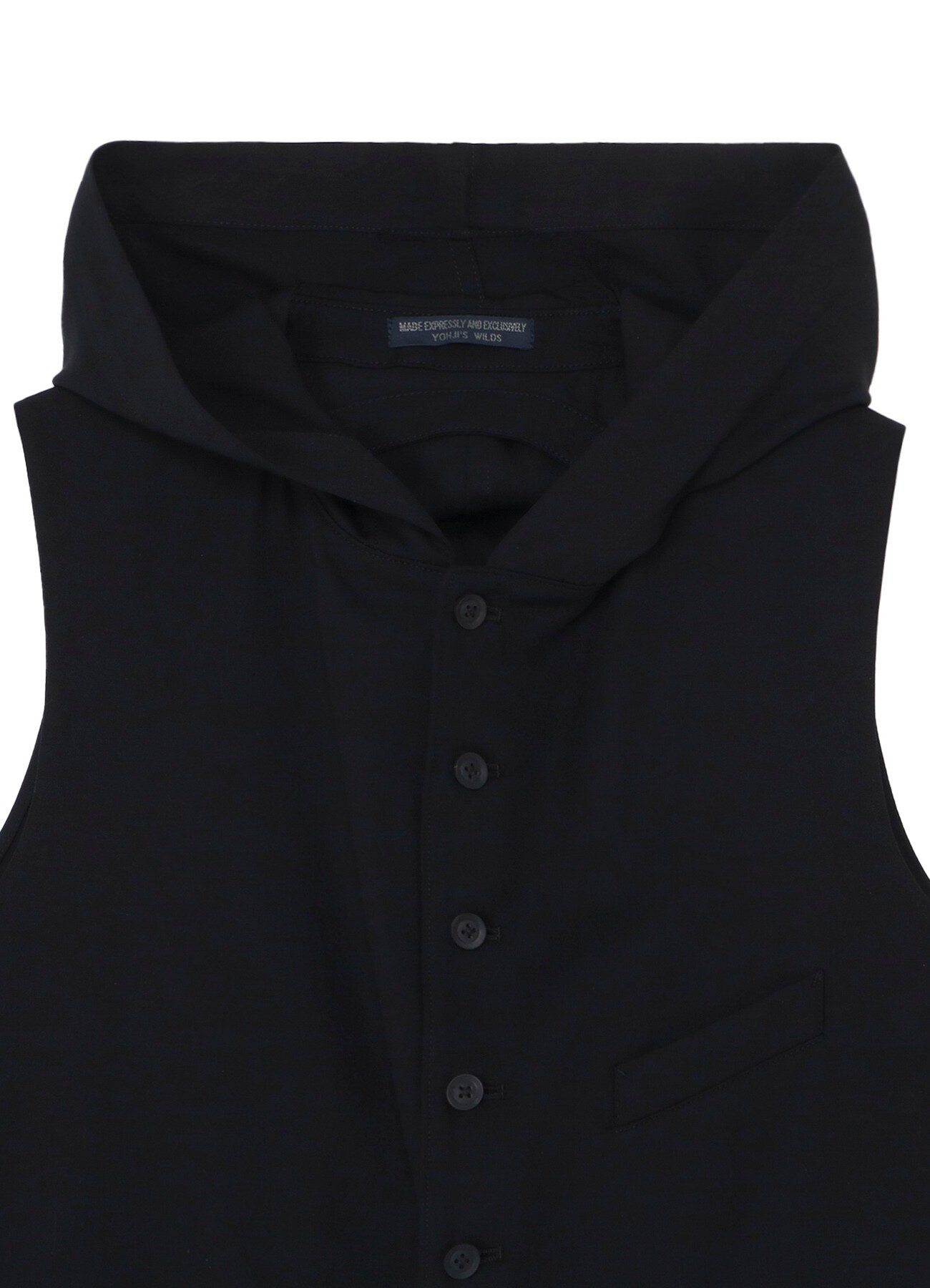 REGULATION CELLULOSE GABARDINE FOODED VEST