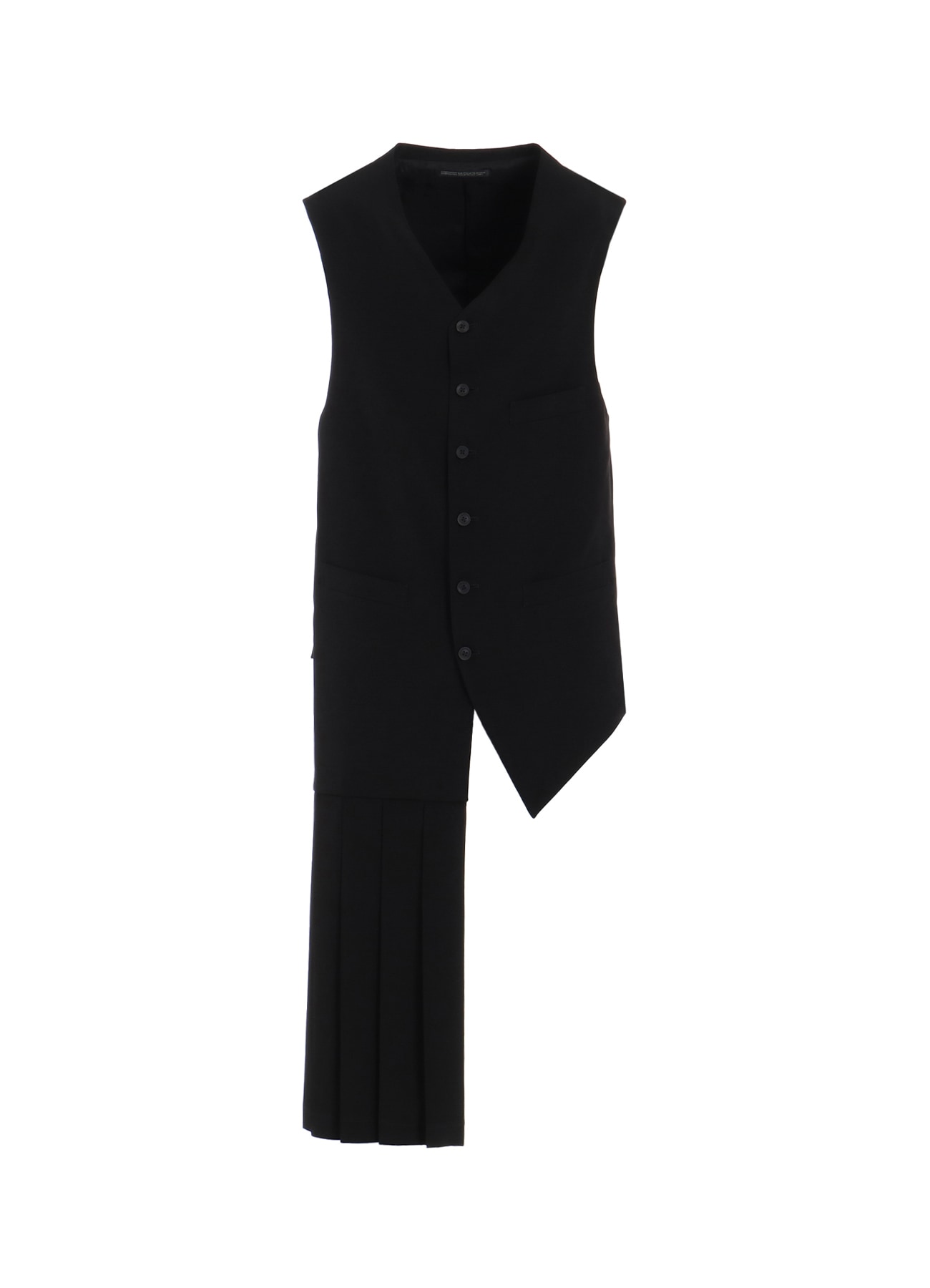 TA TUXEDO PLEATED VEST