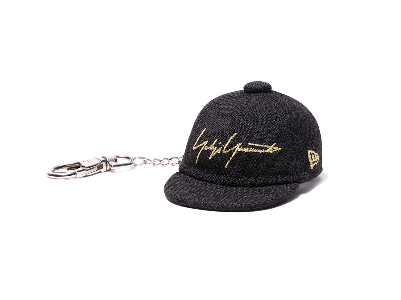 Yohji Yamamoto × New Era BLACK SERGE CAP KEYHOLDER BLACK/GOLD