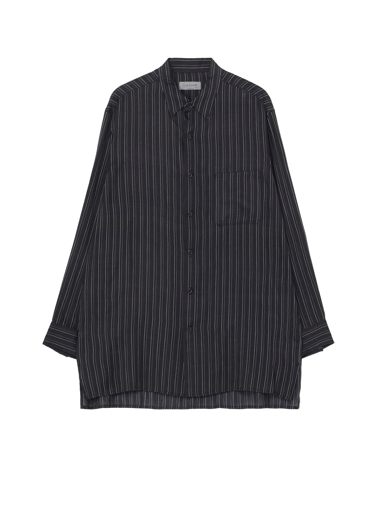 【10/12 10:00 Release】【PIECE UNIQUE/AOYAMA】INDIA SILK STRIPE BIG BLOUSE